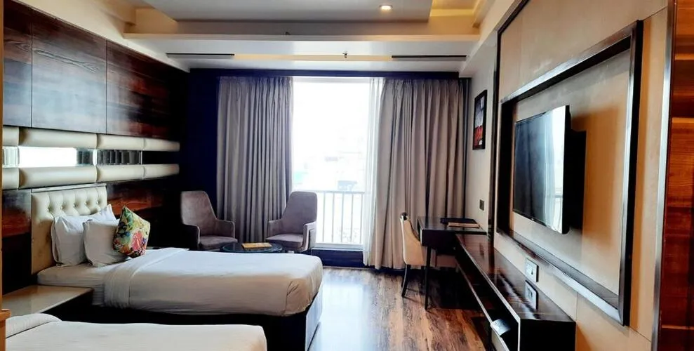 Photo of the whole room, Bed in Hotel Vintage Chandigarh Zirakpur