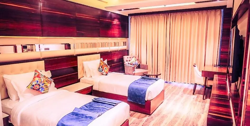 Bed in Hotel Vintage Chandigarh Zirakpur