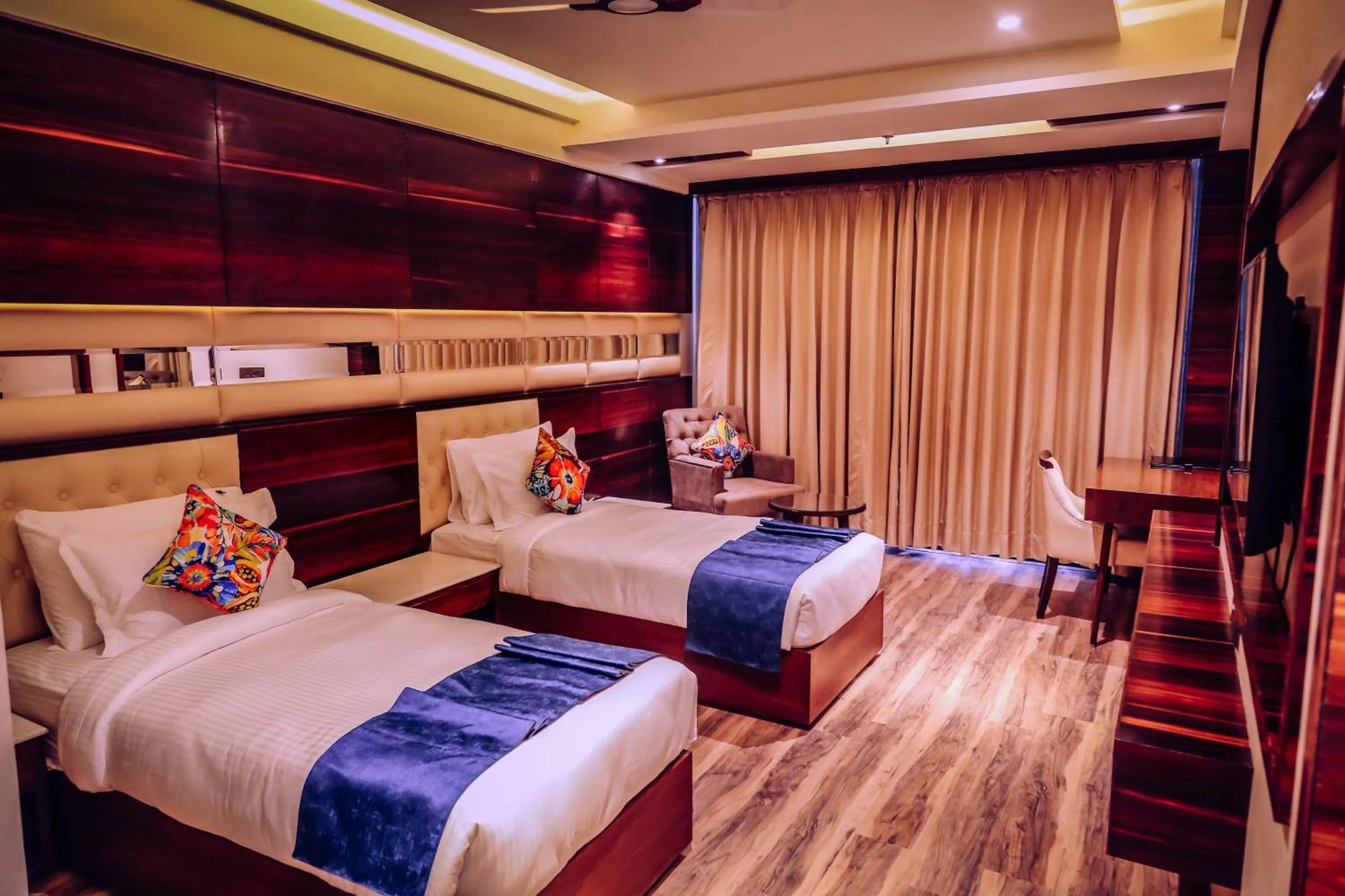 Bed in Hotel Vintage Chandigarh Zirakpur