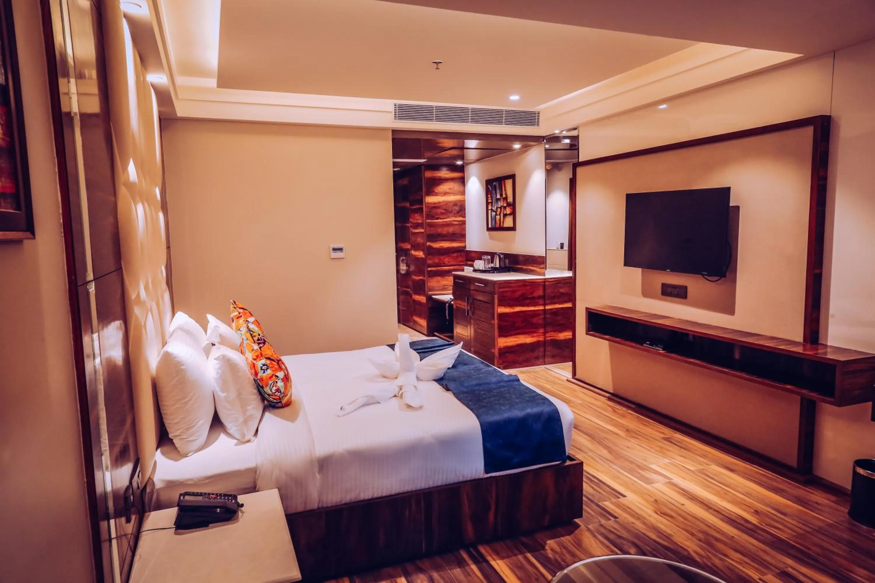 Bed in Hotel Vintage Chandigarh Zirakpur