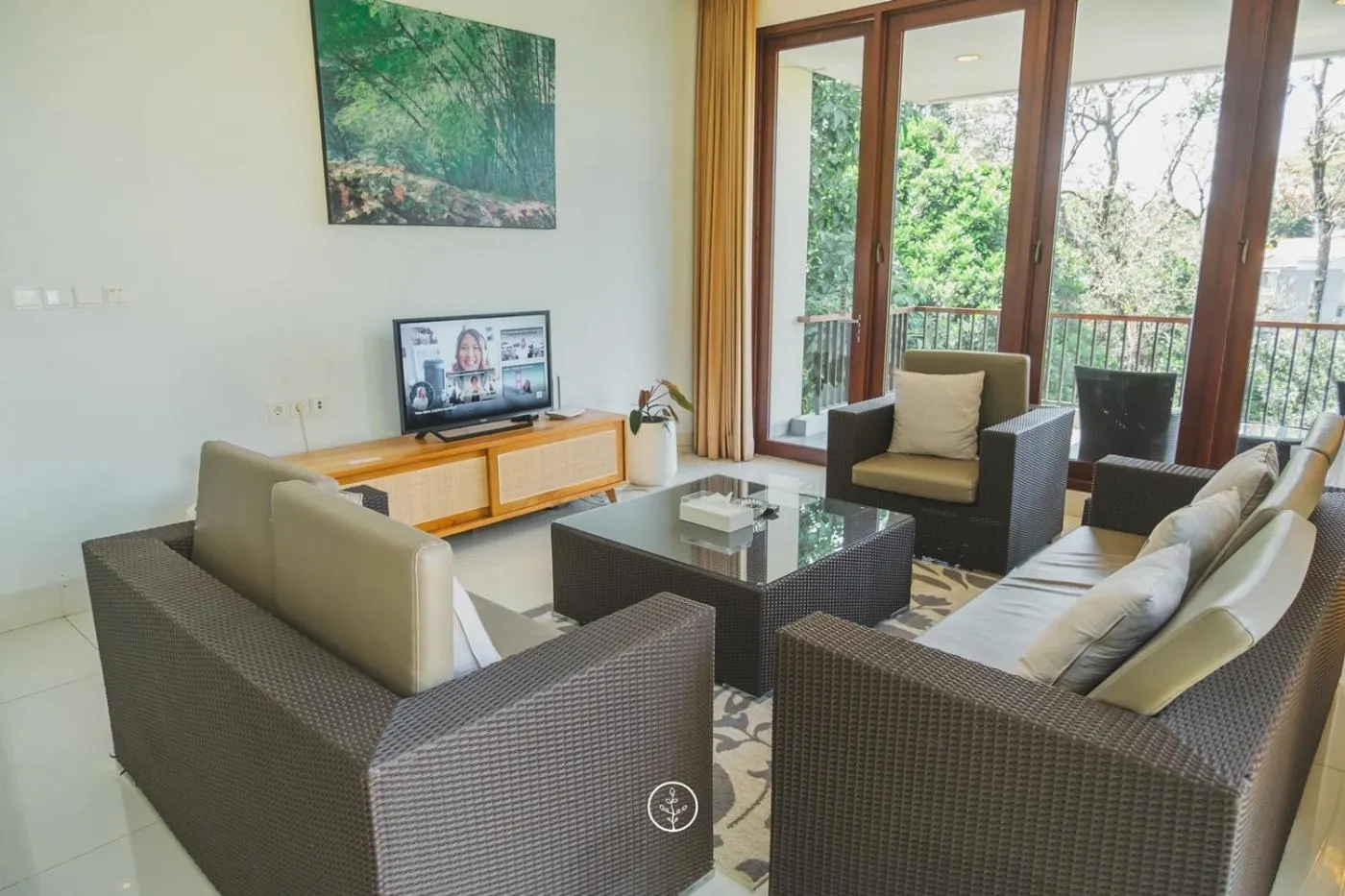 Living room in Jasmine cozy villa 3 bedrooms with a private heated swimming pool and a billiard table