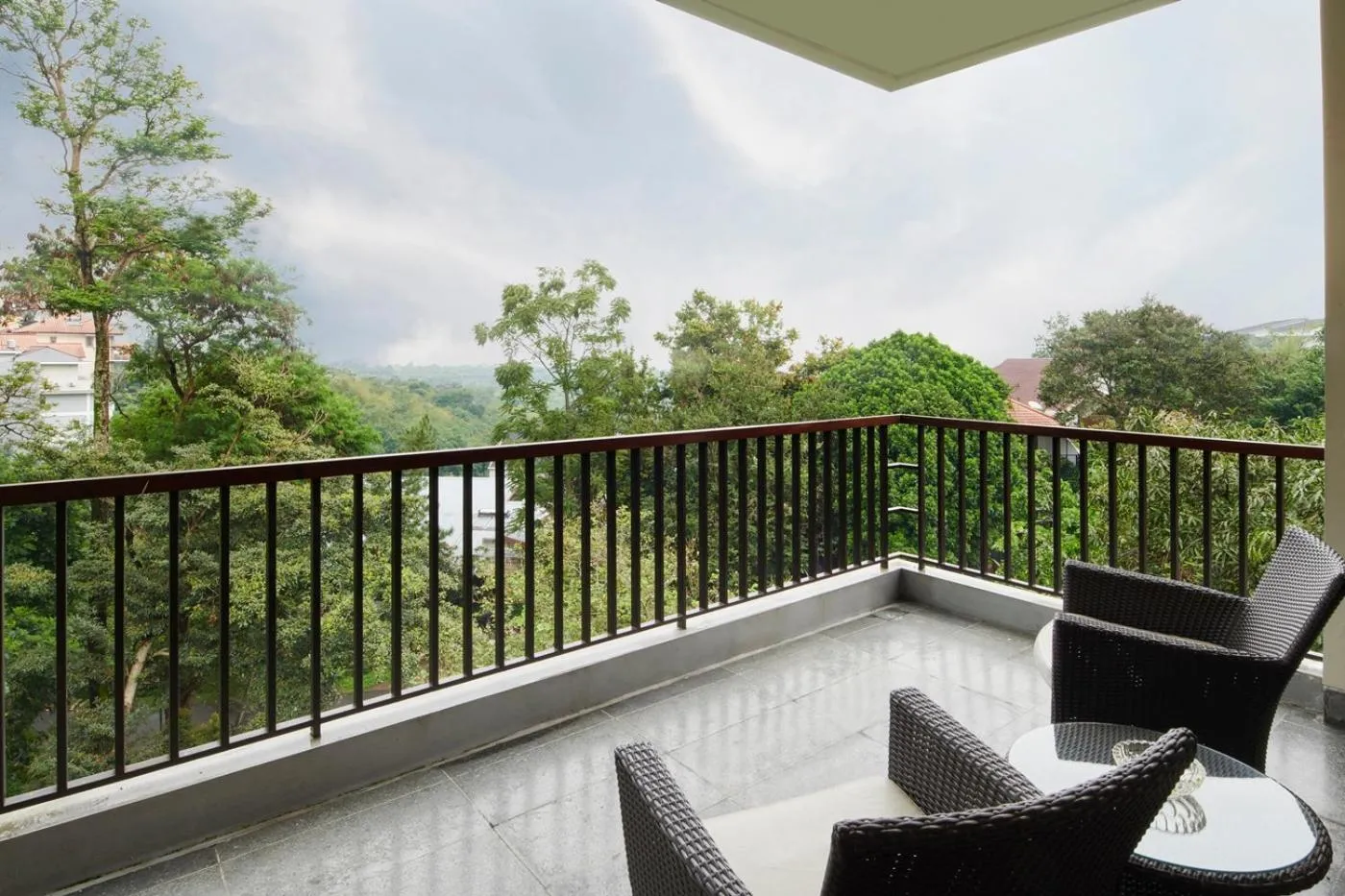 Balcony/Terrace in Jasmine cozy villa 3 bedrooms with a private heated swimming pool and a billiard table