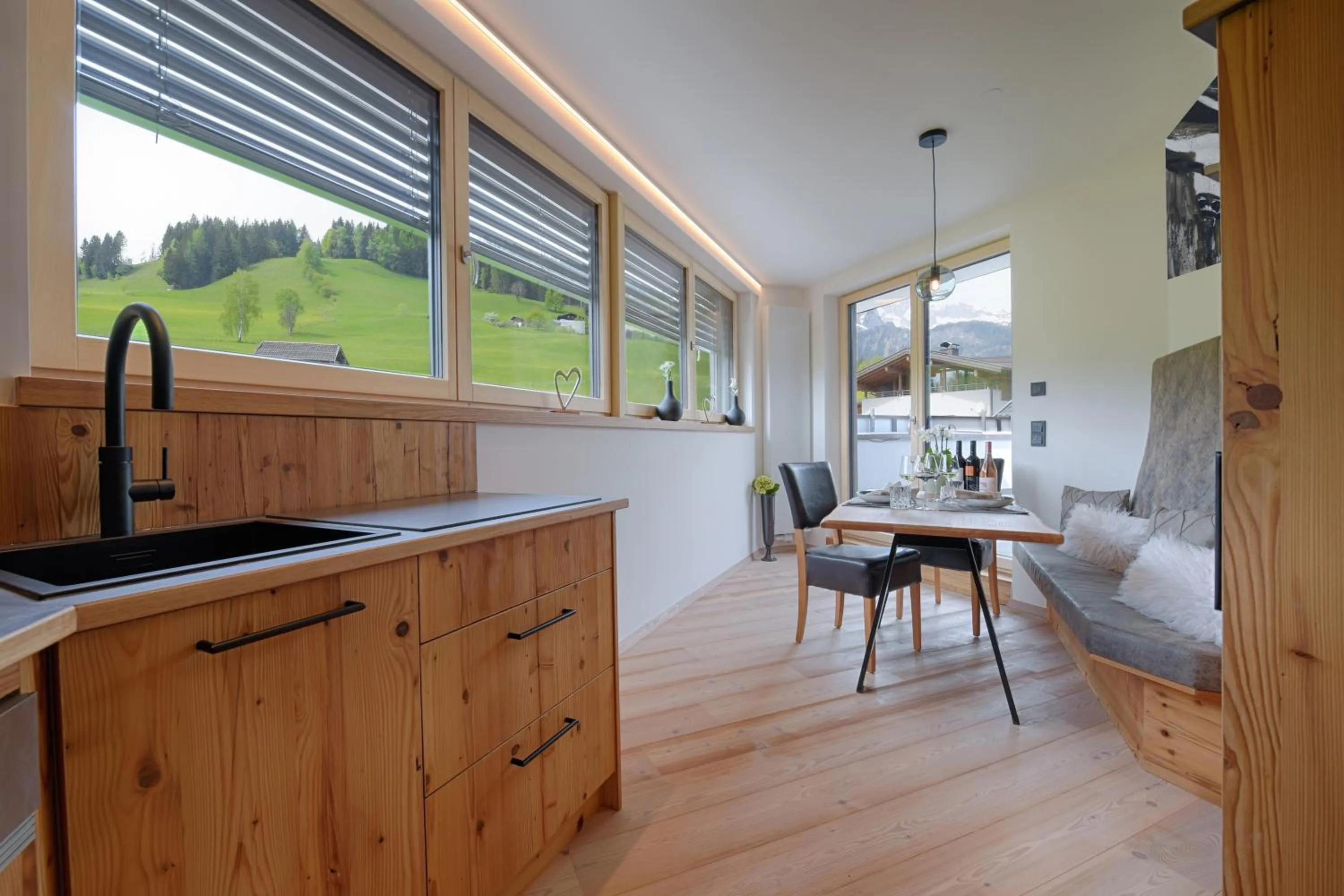 Dining area in Hotel und Alpen Apartments mit Sauna - Bürglhöh