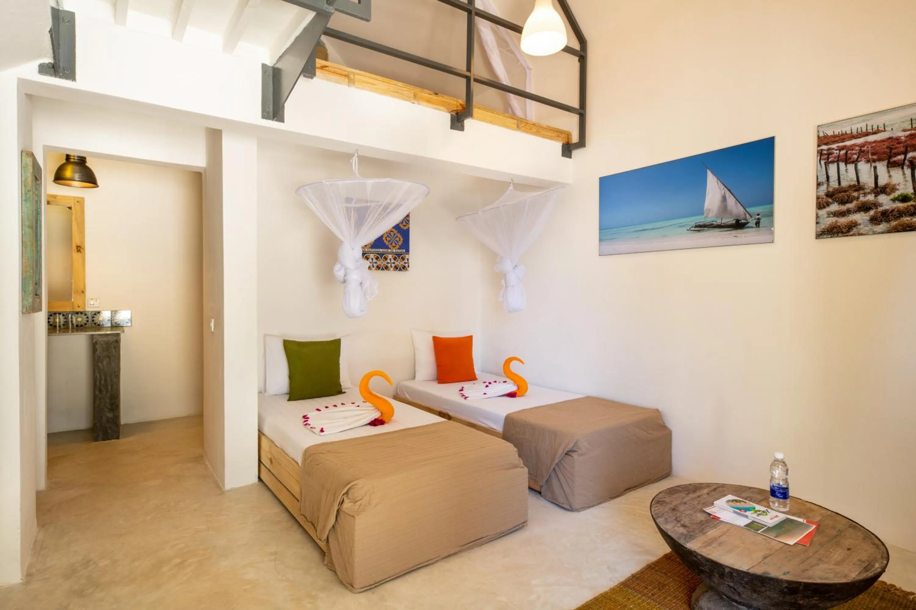 Bed in Fun Beach Hotel