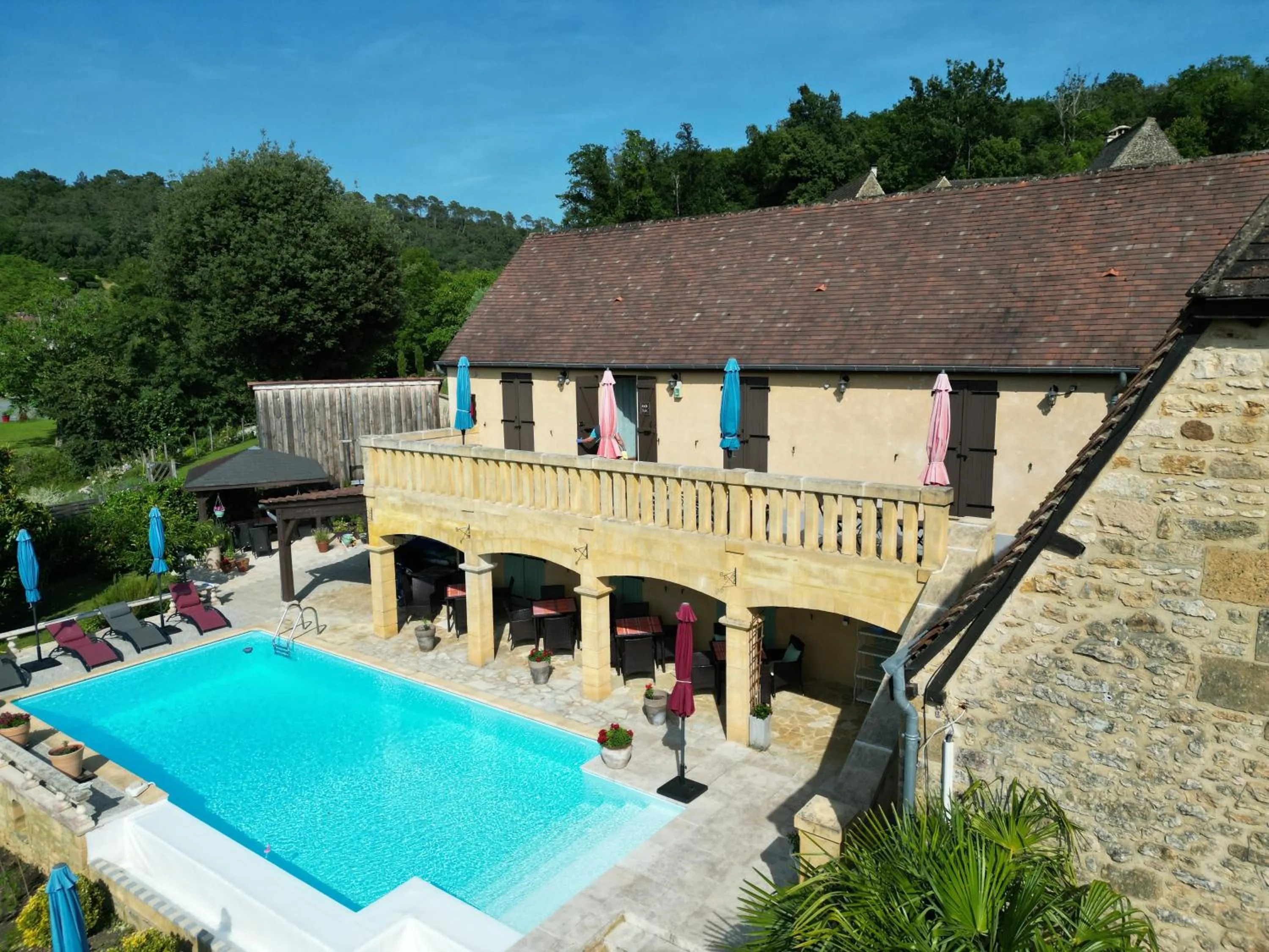 Garden in Domaine Lacoste