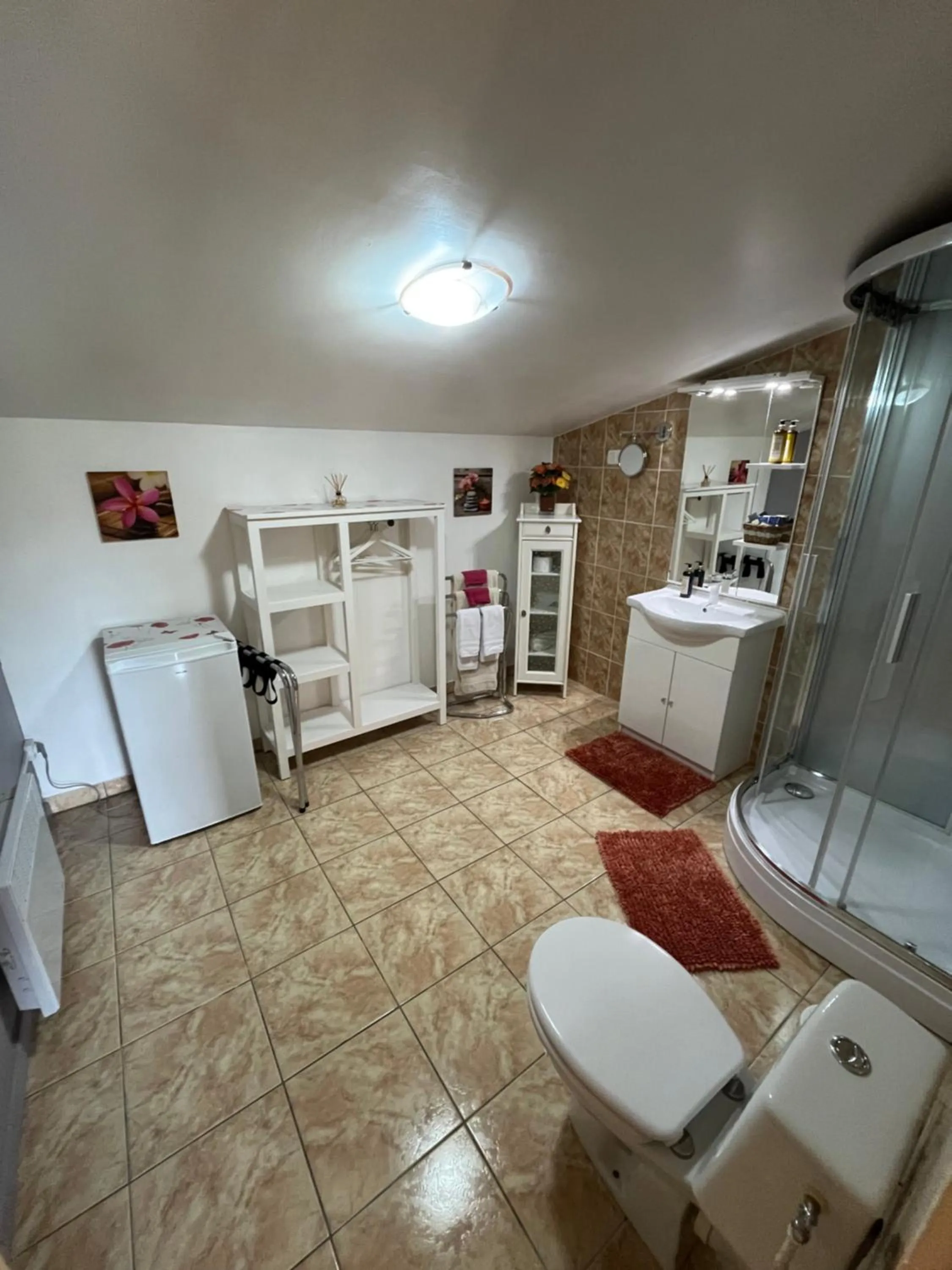 Bathroom in Domaine Lacoste