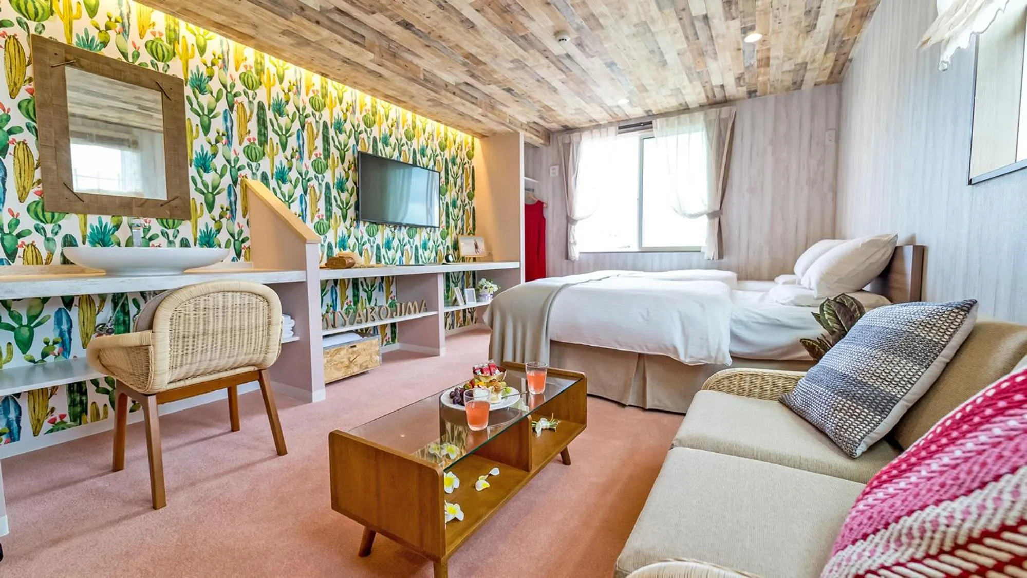 Bed in Palm Springs Miyakojima Resort