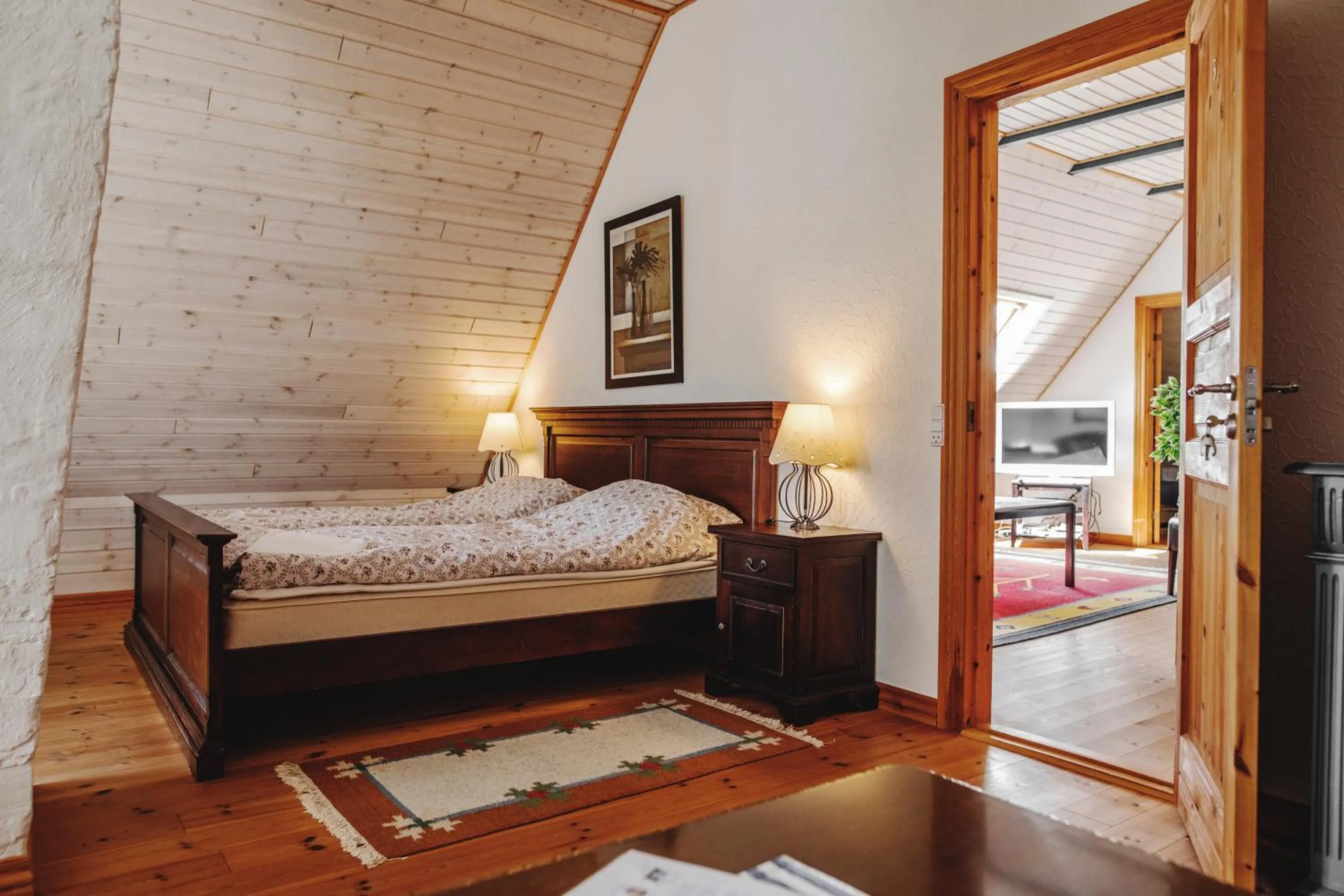 Bed in Stevns Klint Bed & Breakfast