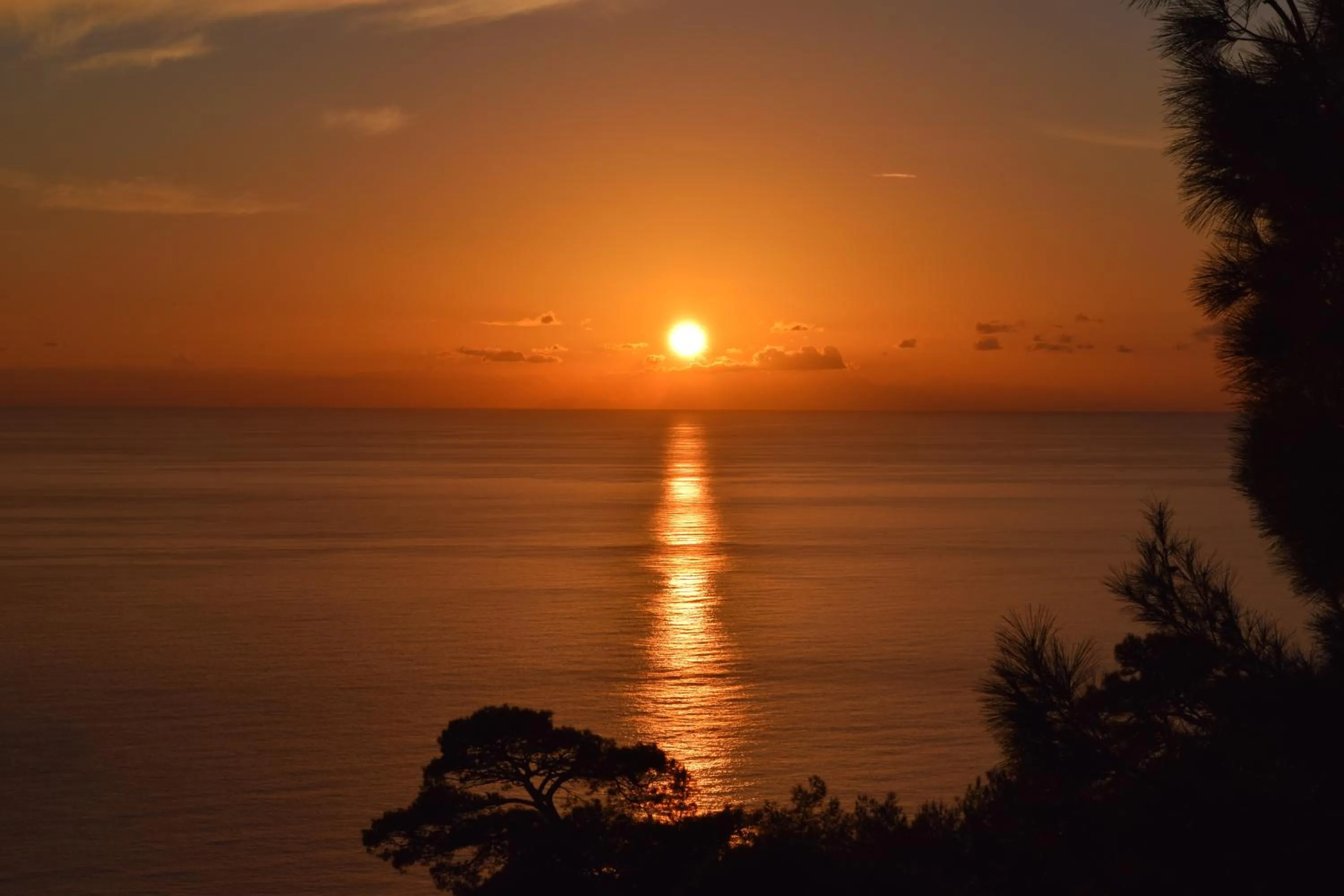 Sunset in Kabak Avalon Bungalows