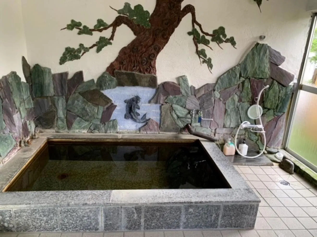Hot Spring Bath in Akaishi Ryokan