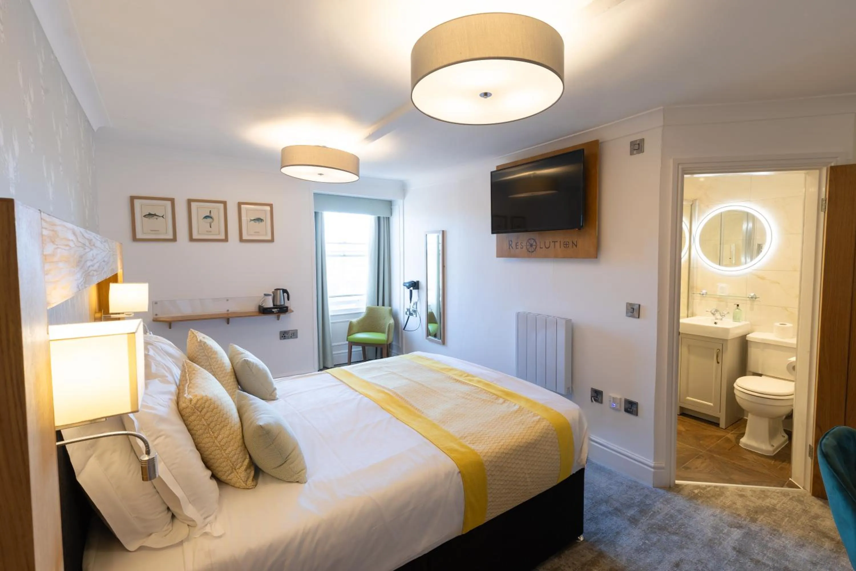 Bed in The Resolution Hotel