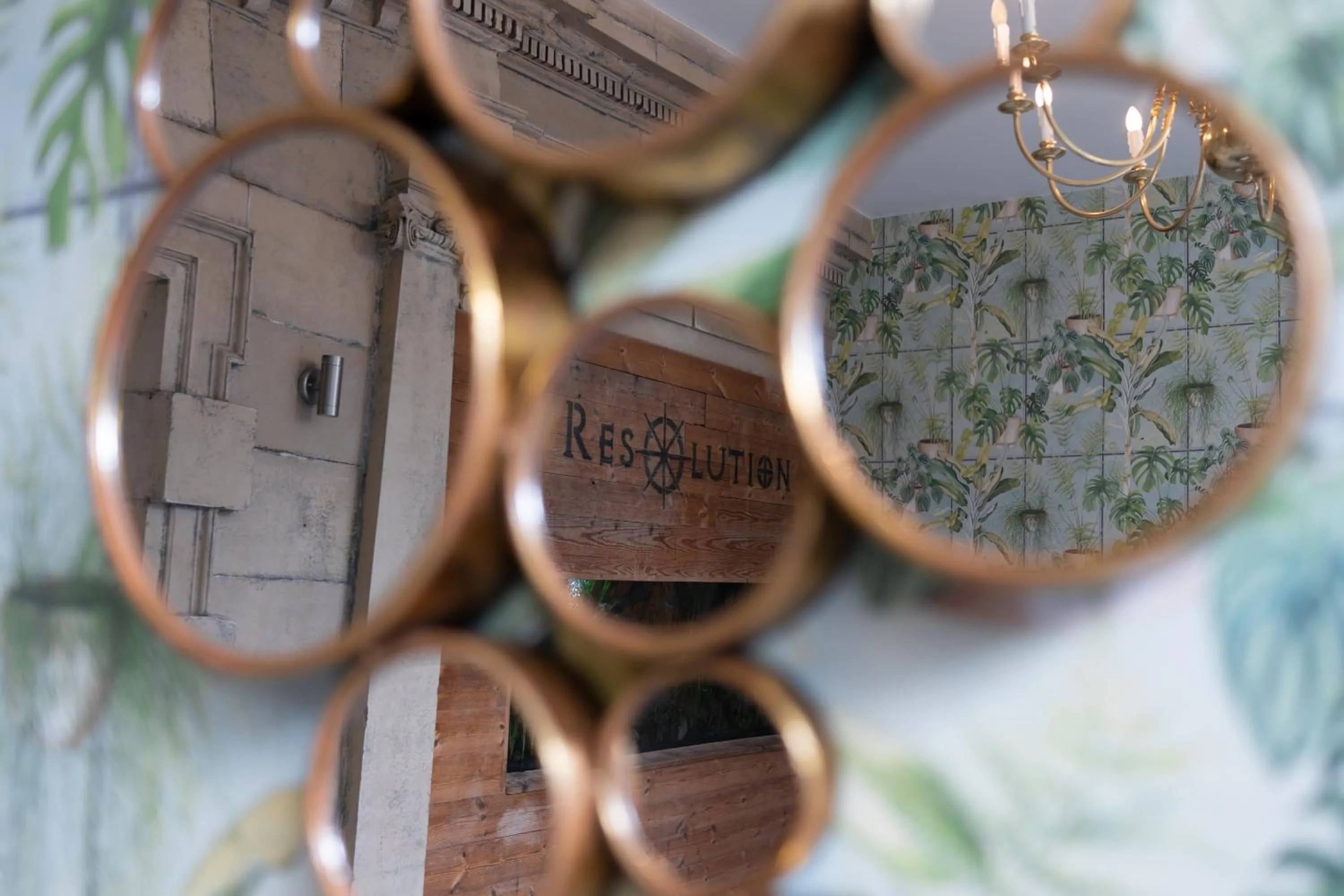 Decorative detail in The Resolution Hotel