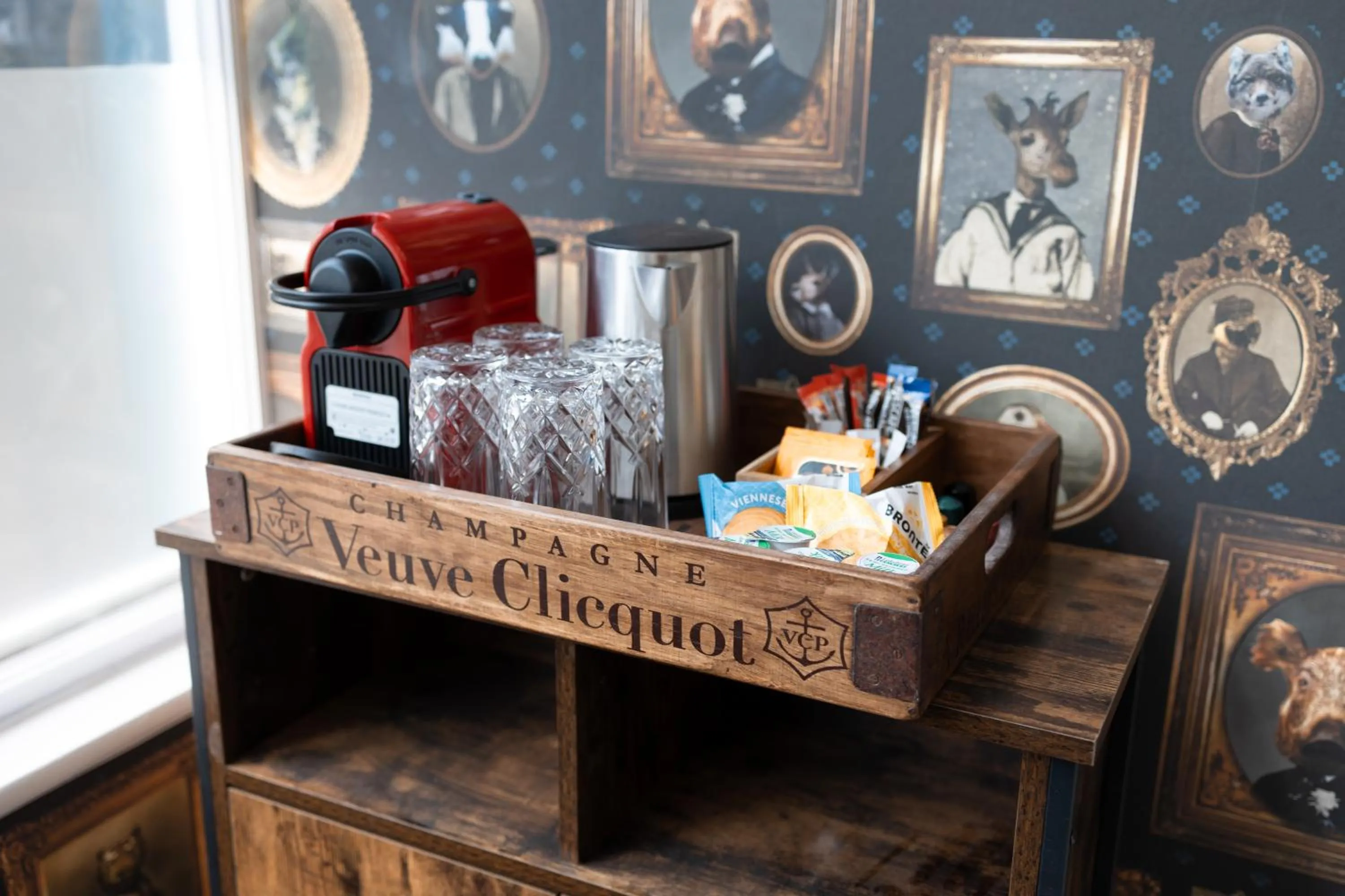 Decorative detail in The Resolution Hotel