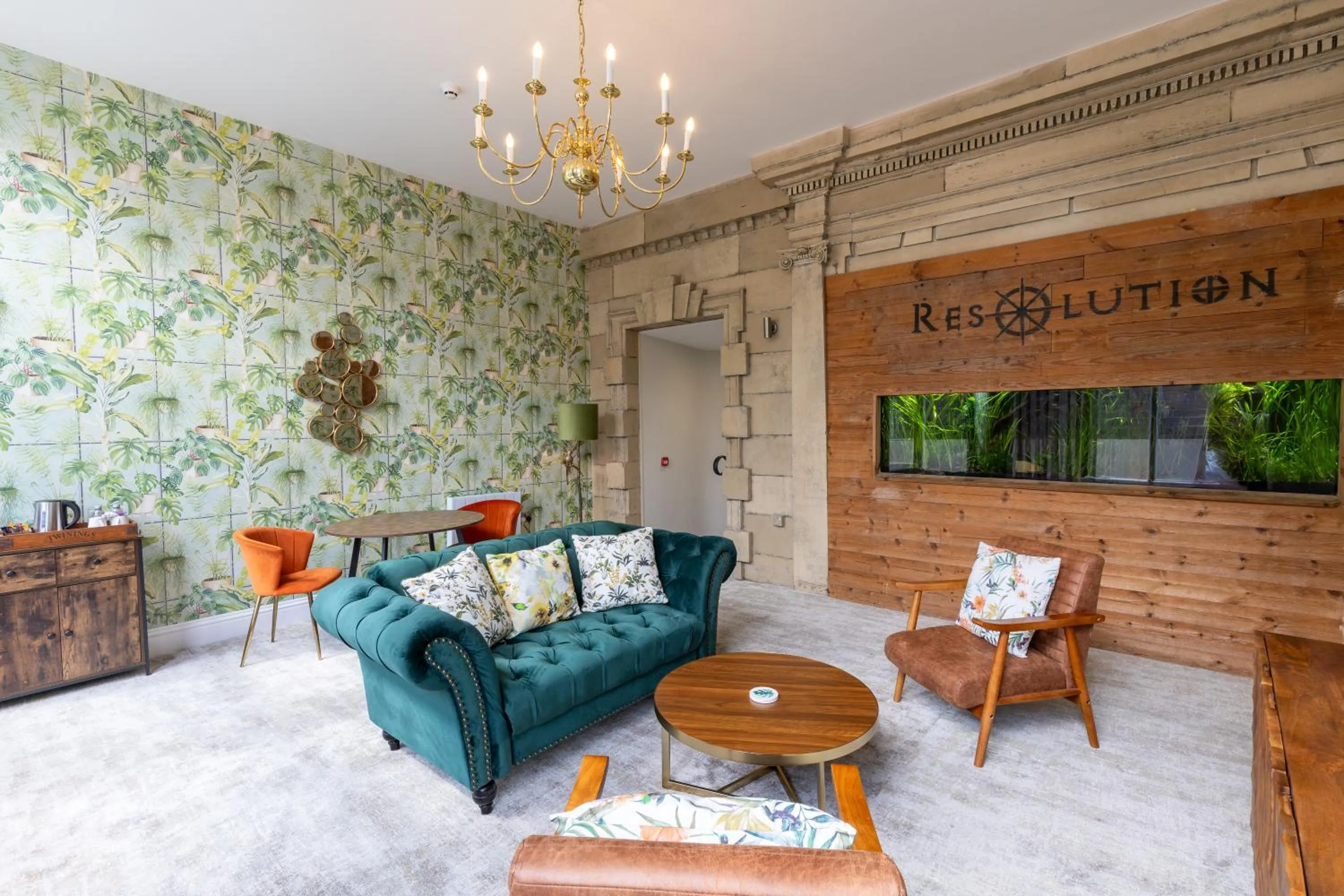 Living room in The Resolution Hotel