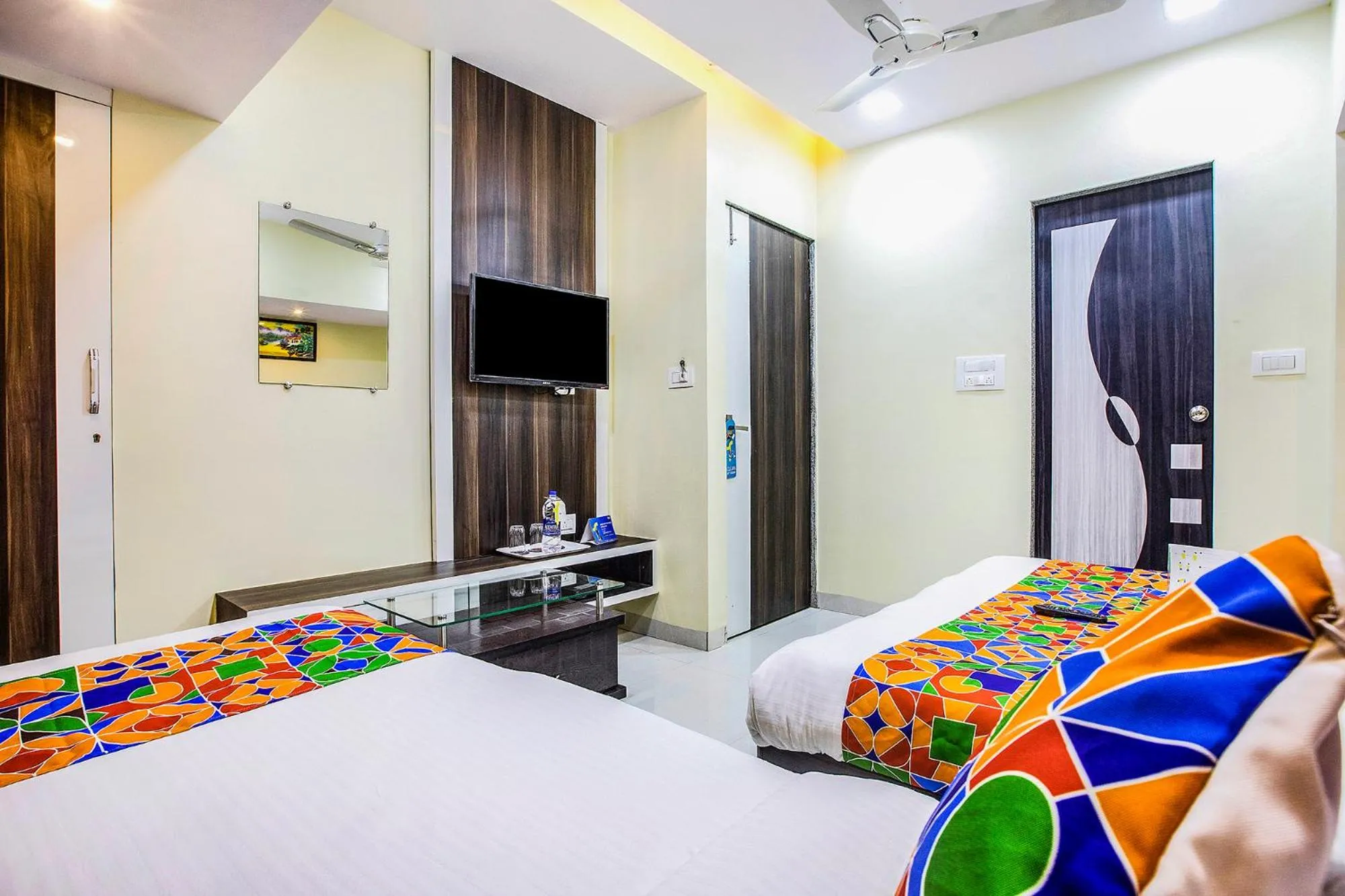 Bedroom, Bed in FabExpress The Grand Kohinoor - Behind APMC