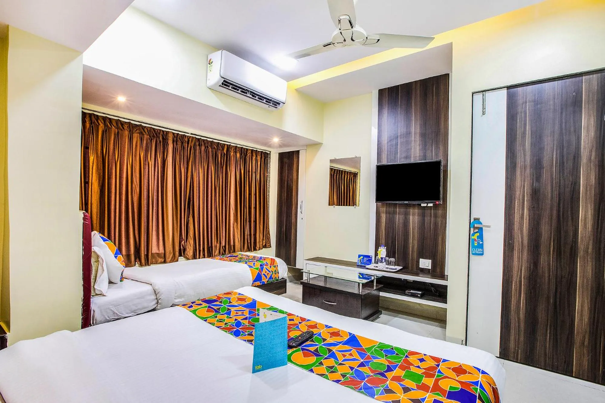 Bedroom, Bed in FabExpress The Grand Kohinoor - Behind APMC