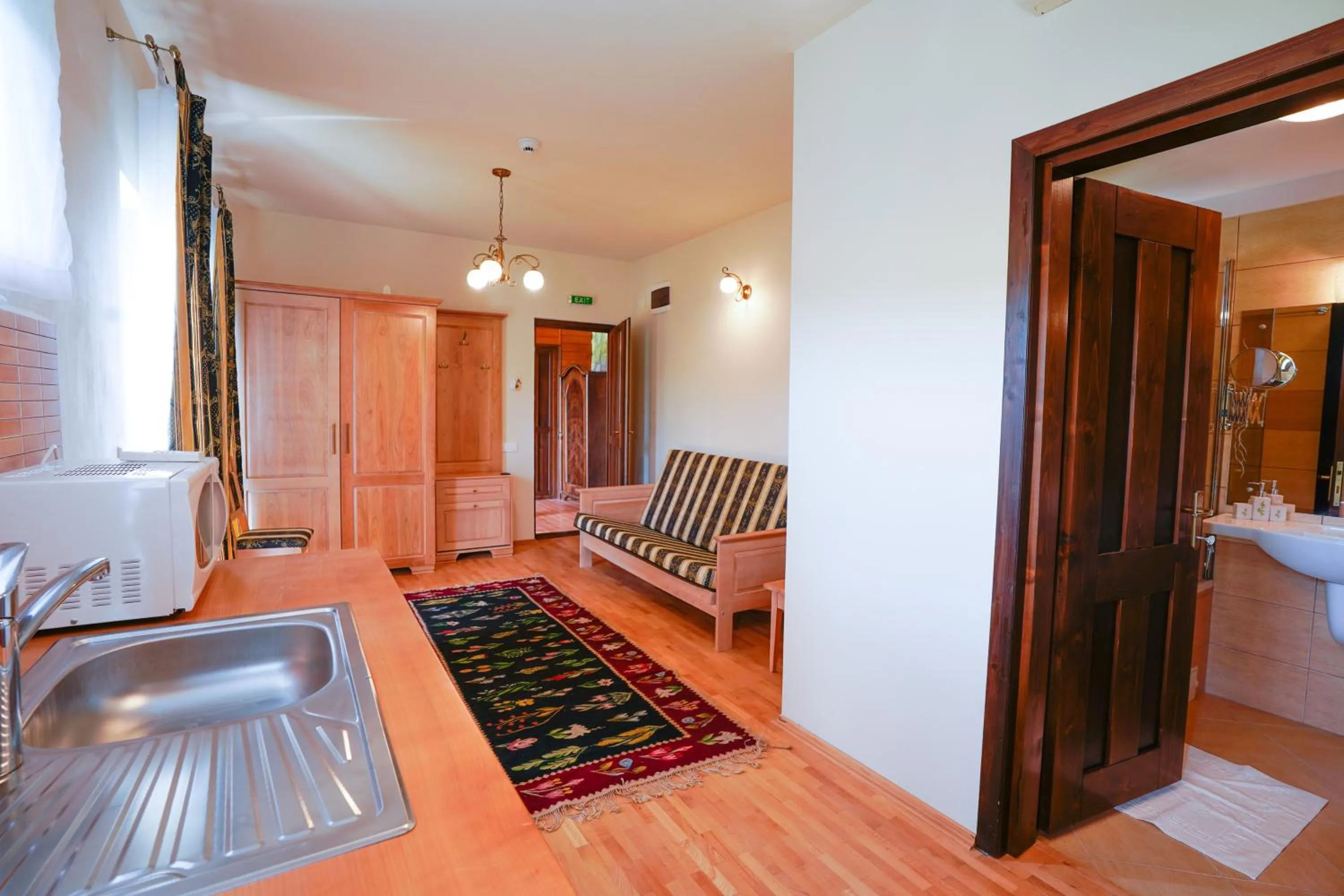 Living room, Bed in Felix Pension