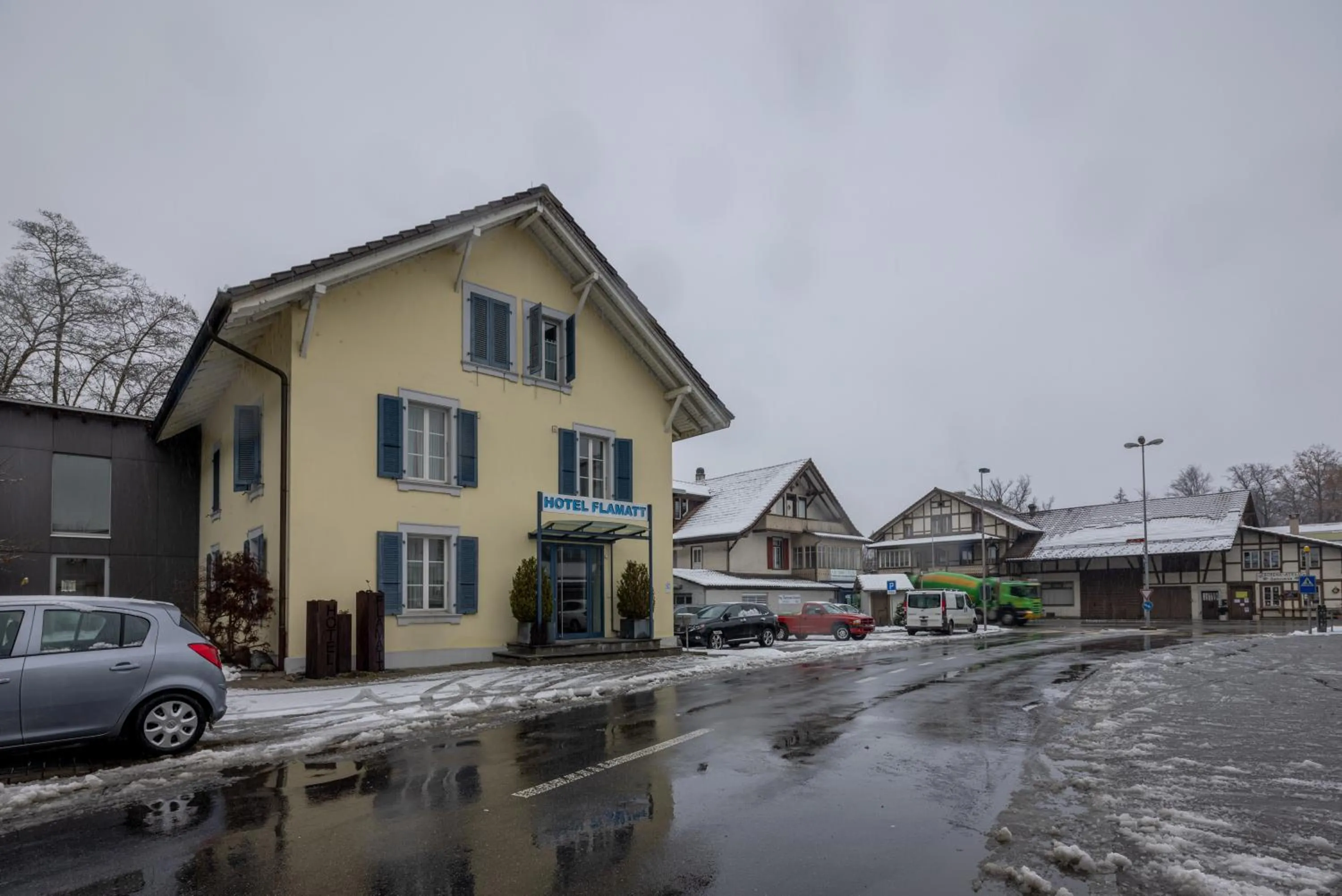 Property building in Hotel Flamatt