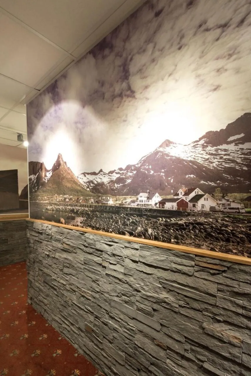 Lobby or reception in Senja Hotell
