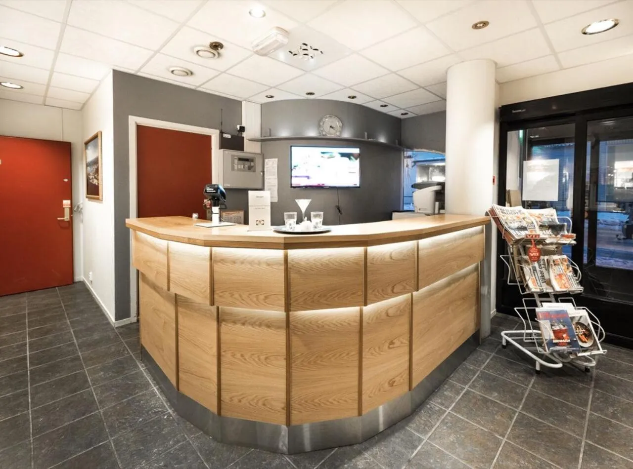Lobby or reception in Senja Hotell