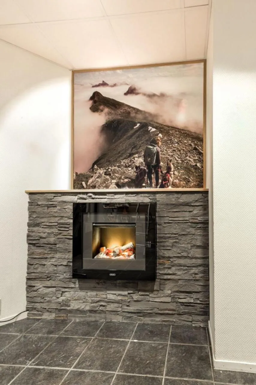 Lobby or reception in Senja Hotell