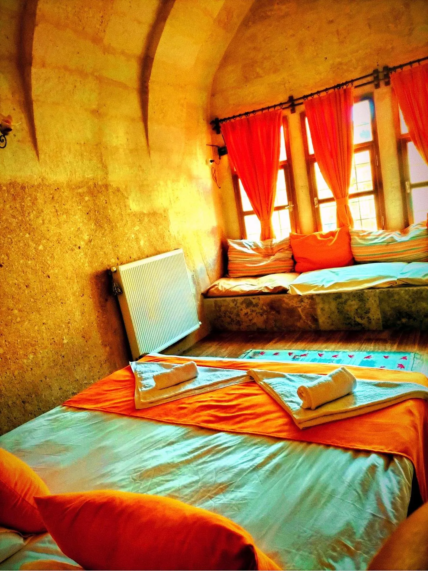 Bed in Cappadocia Cave House