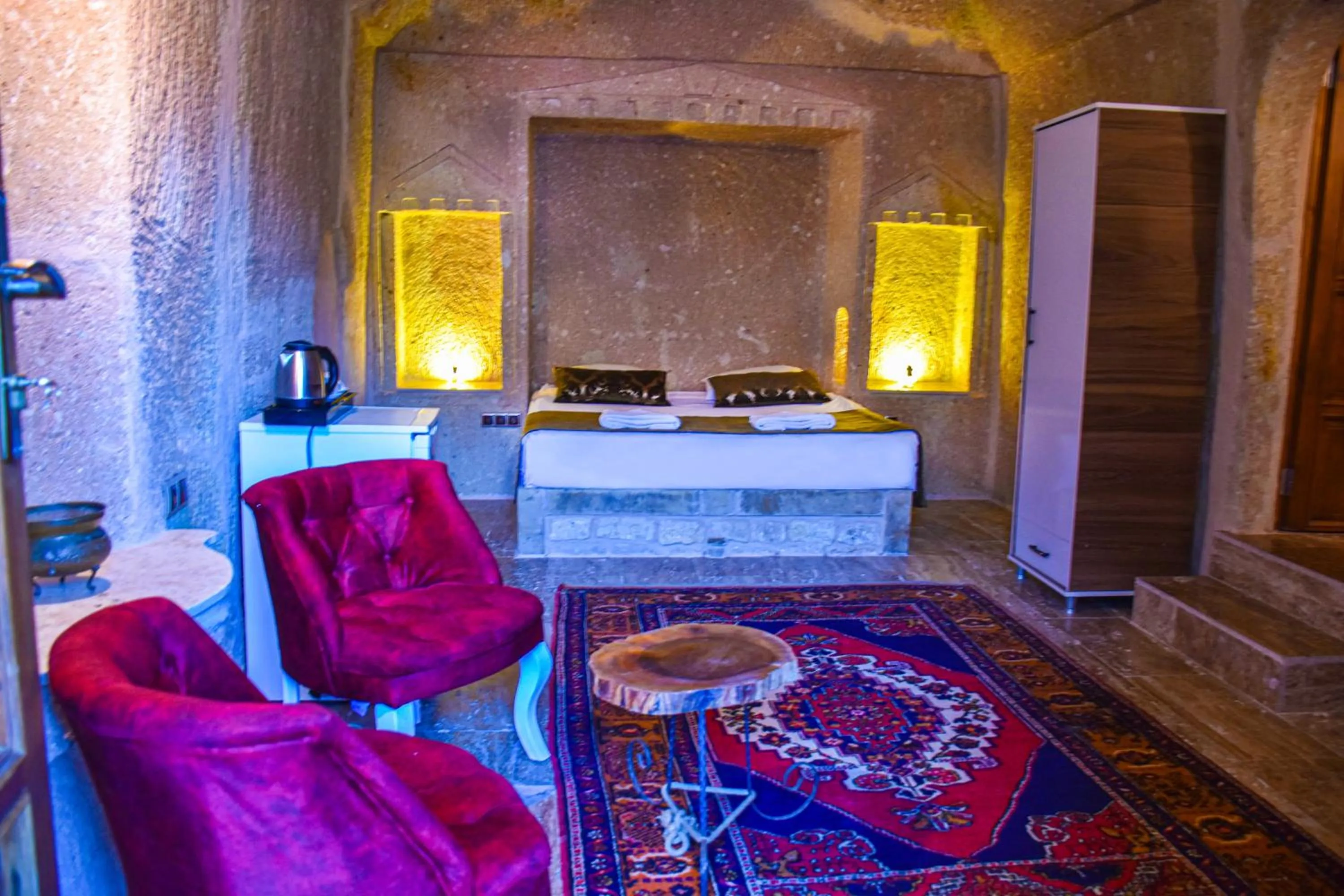 Bedroom in Cappadocia Cave House