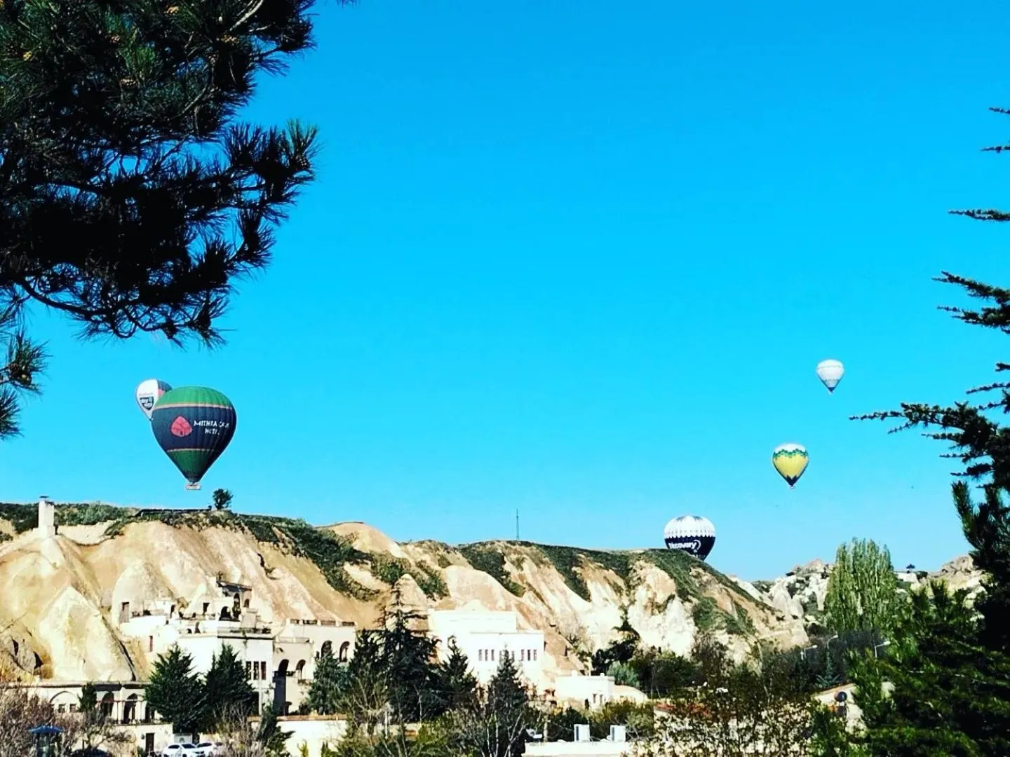 Street view in Cappadocia Cave House