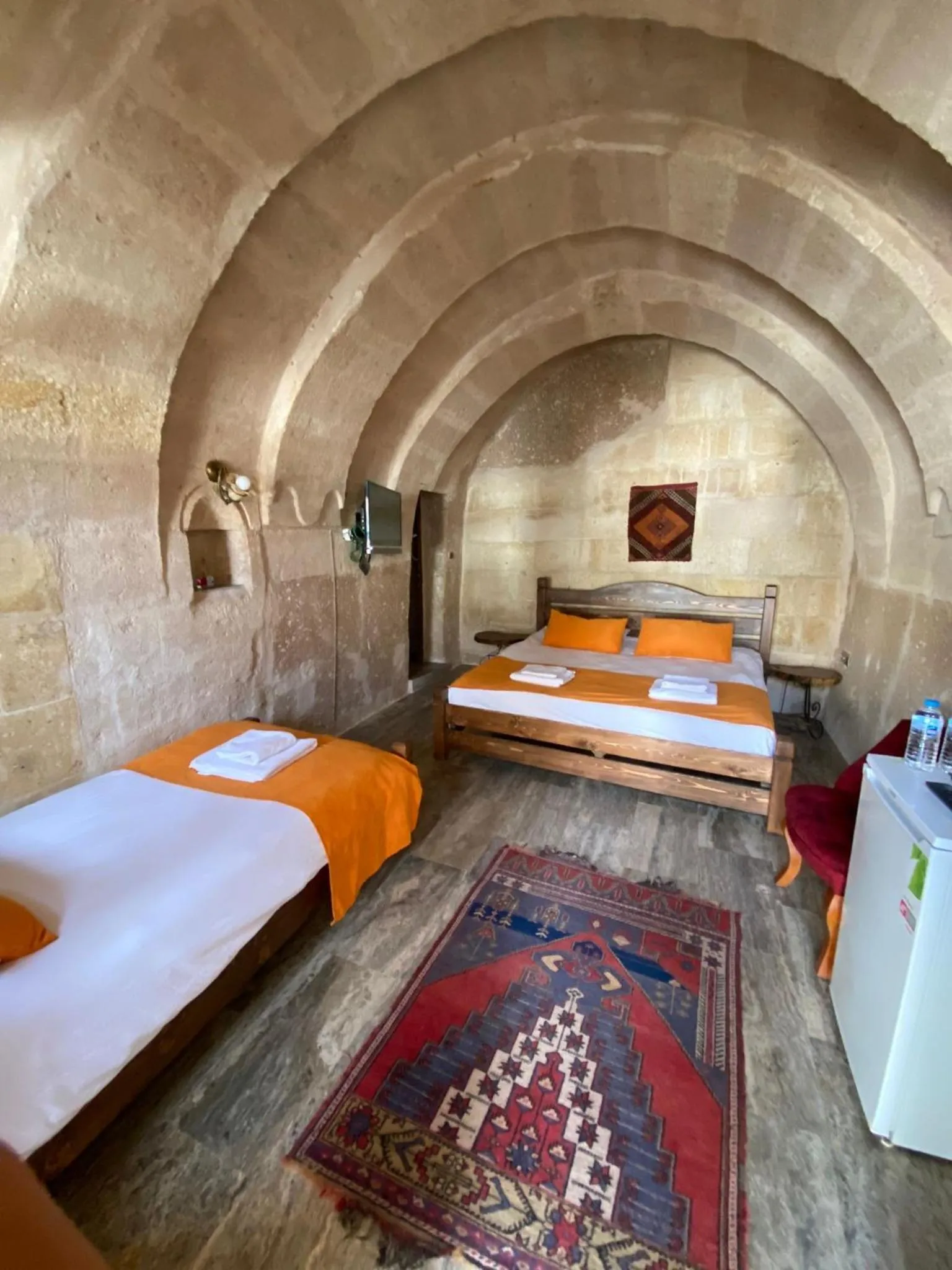 Bed in Cappadocia Cave House