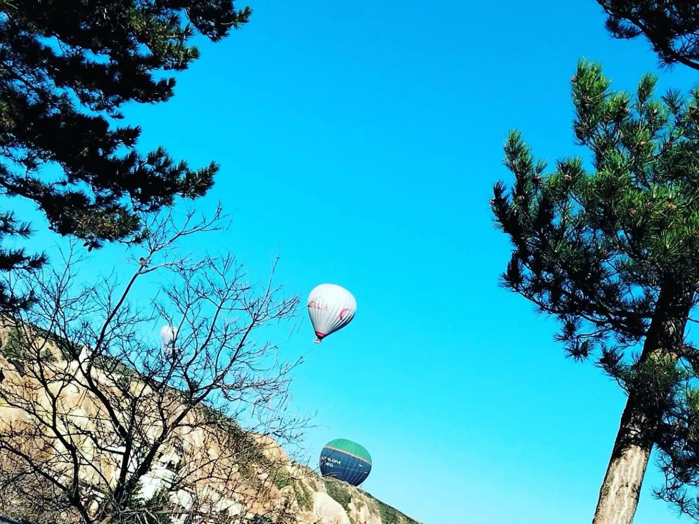 Street view in Cappadocia Cave House
