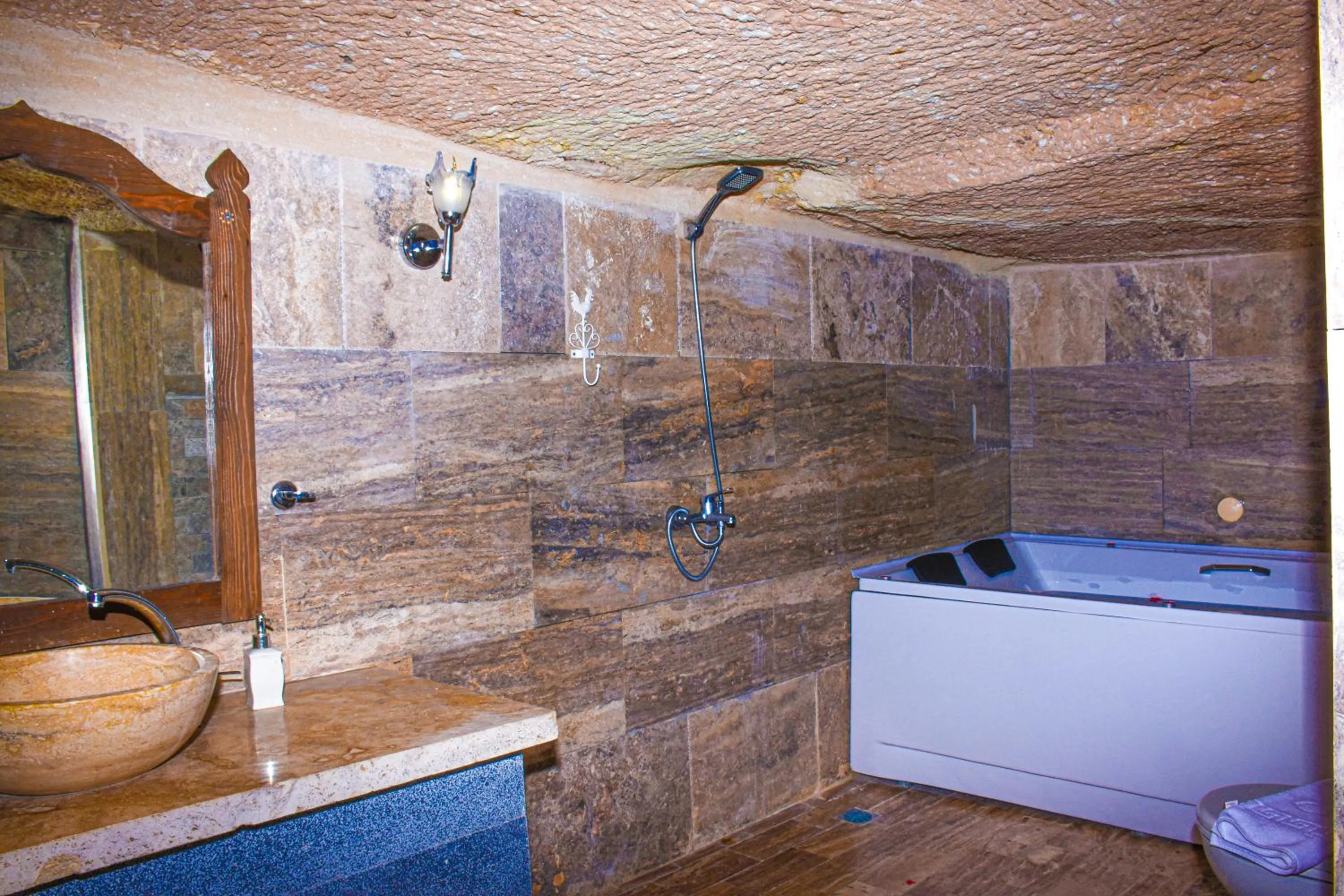 Hot Tub in Cappadocia Cave House