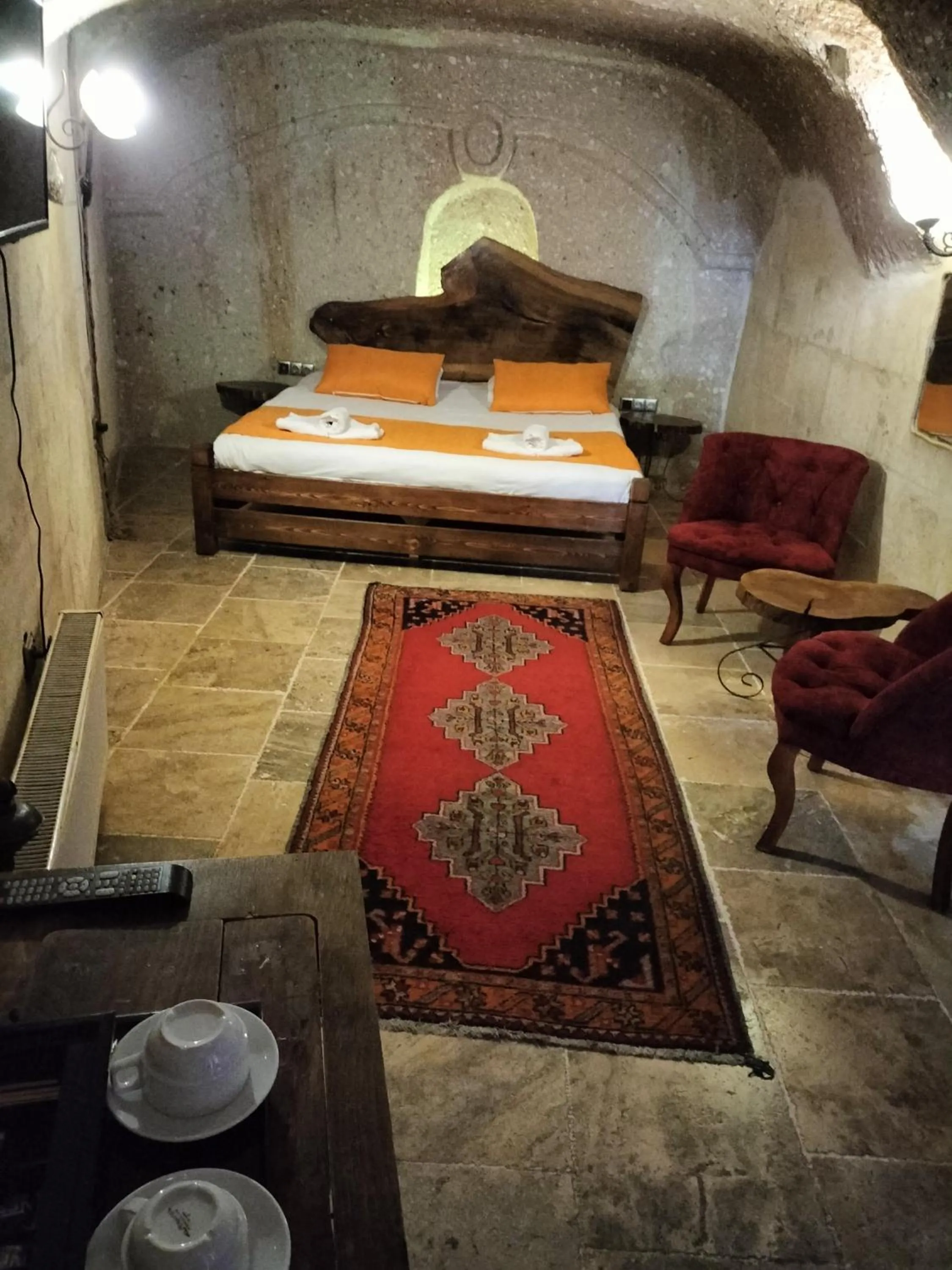 Bed in Cappadocia Cave House