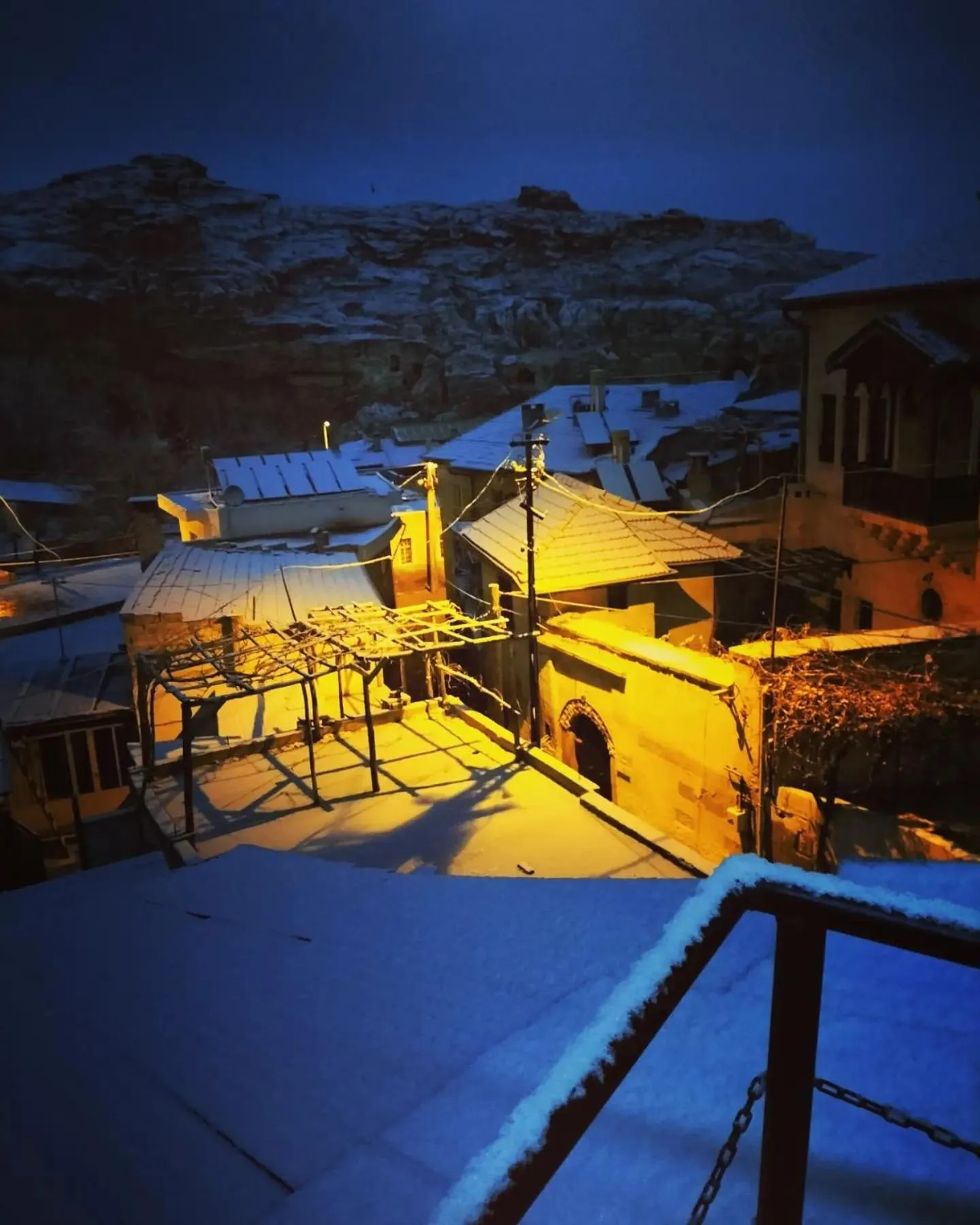 Street view in Cappadocia Cave House
