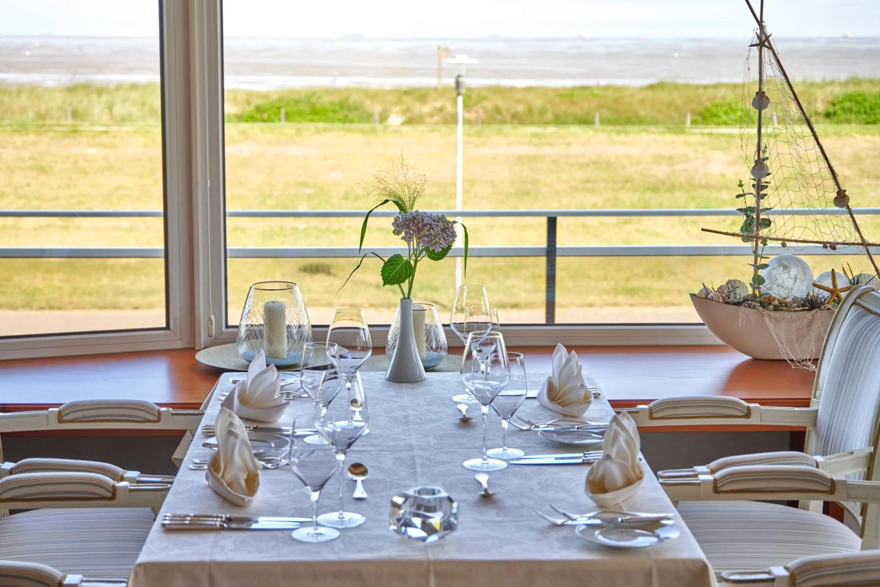 Dining area in Badhotel Sternhagen