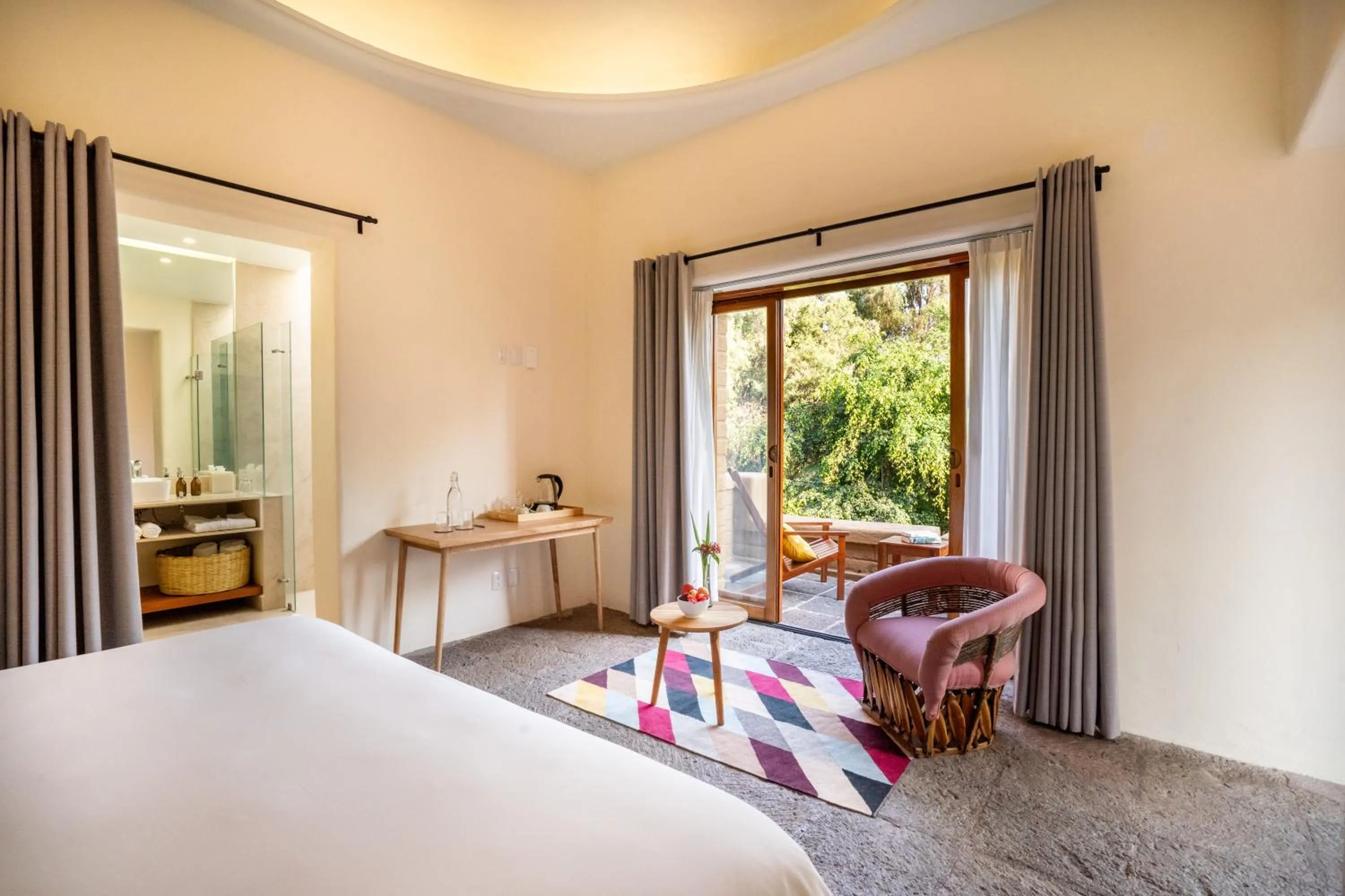 Seating area, Bed in Mision del Sol Resort & Spa Adults Only