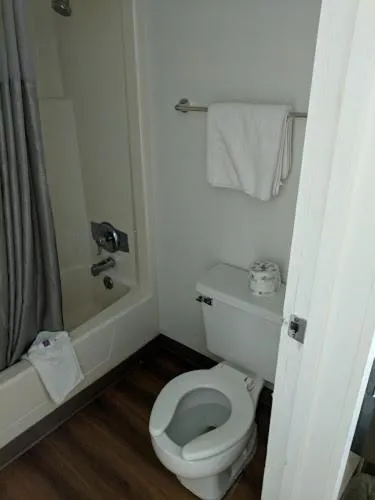 Shower in Travelodge by Wyndham Fayetteville