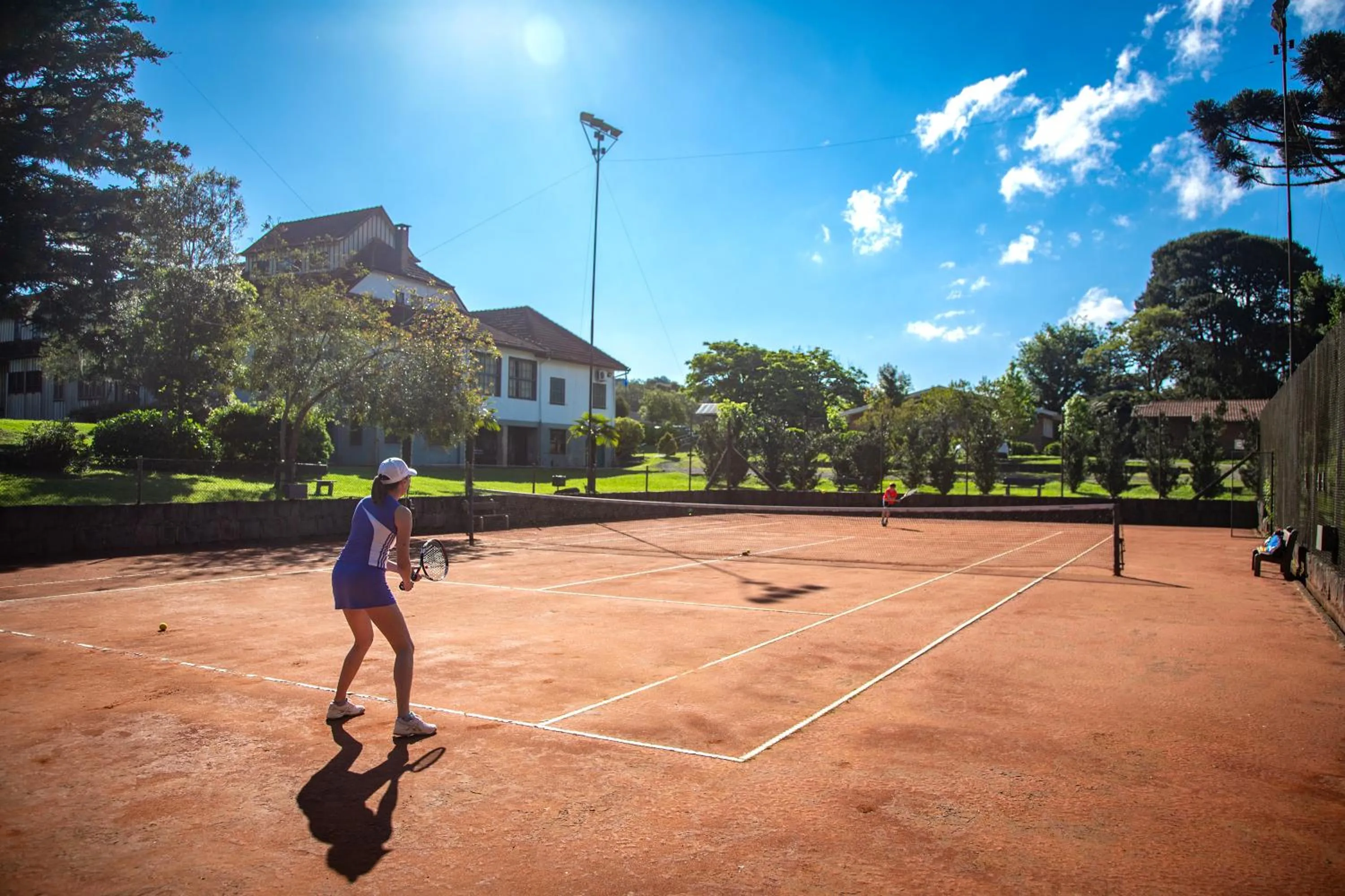 Tennis court in Grande Hotel Canela
