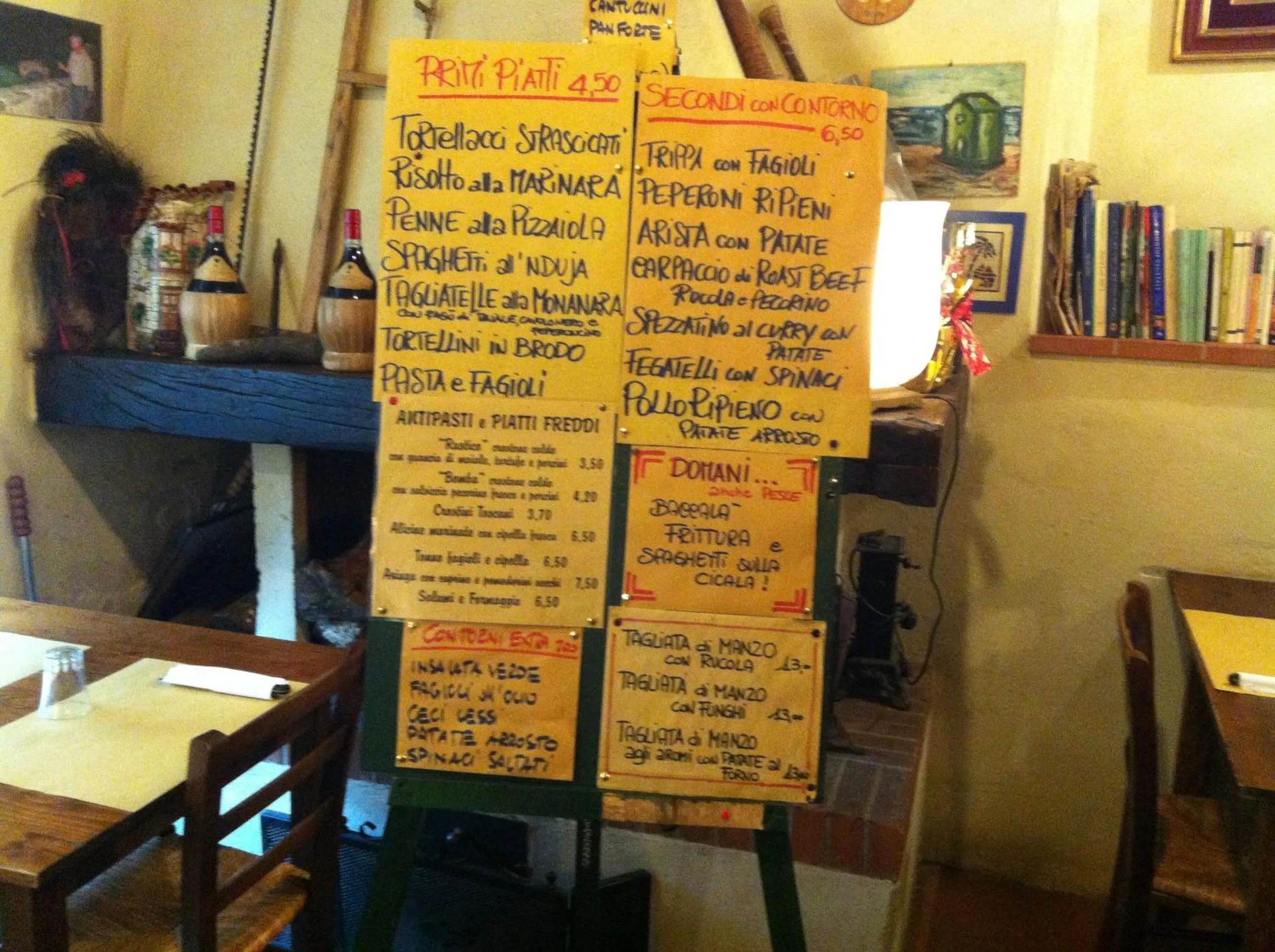 Food and drinks in Casa Al Chianti B&B