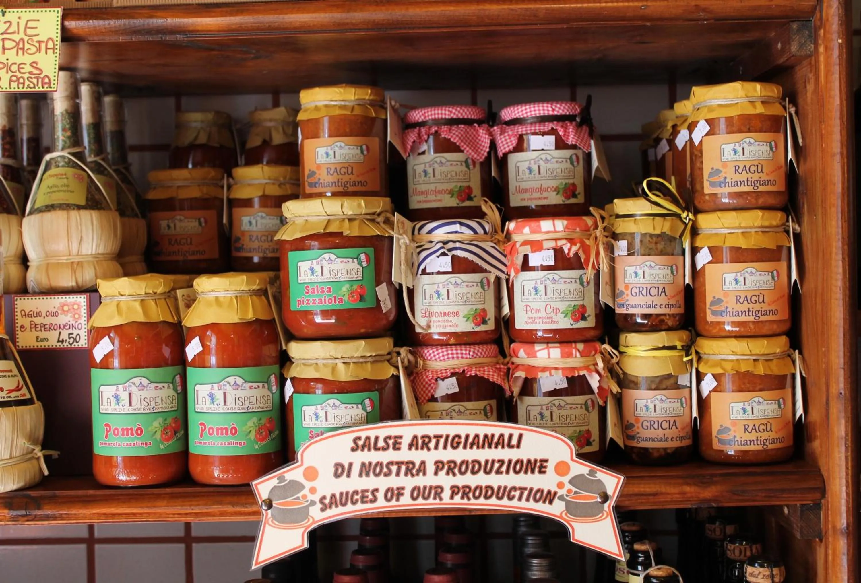 Restaurant/places to eat in Casa Al Chianti B&B