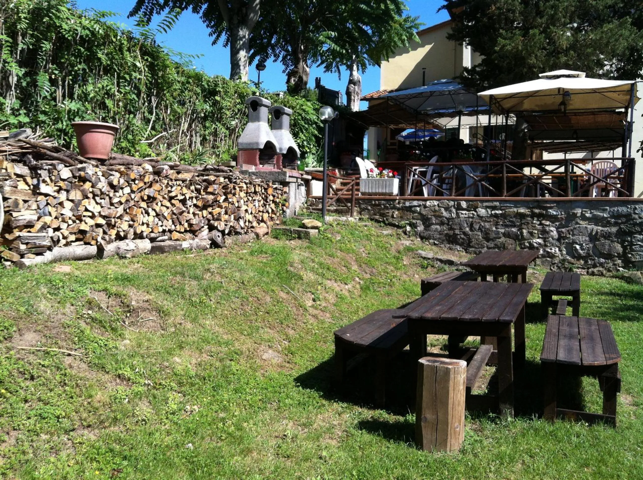 BBQ facilities in Casa Al Chianti B&B