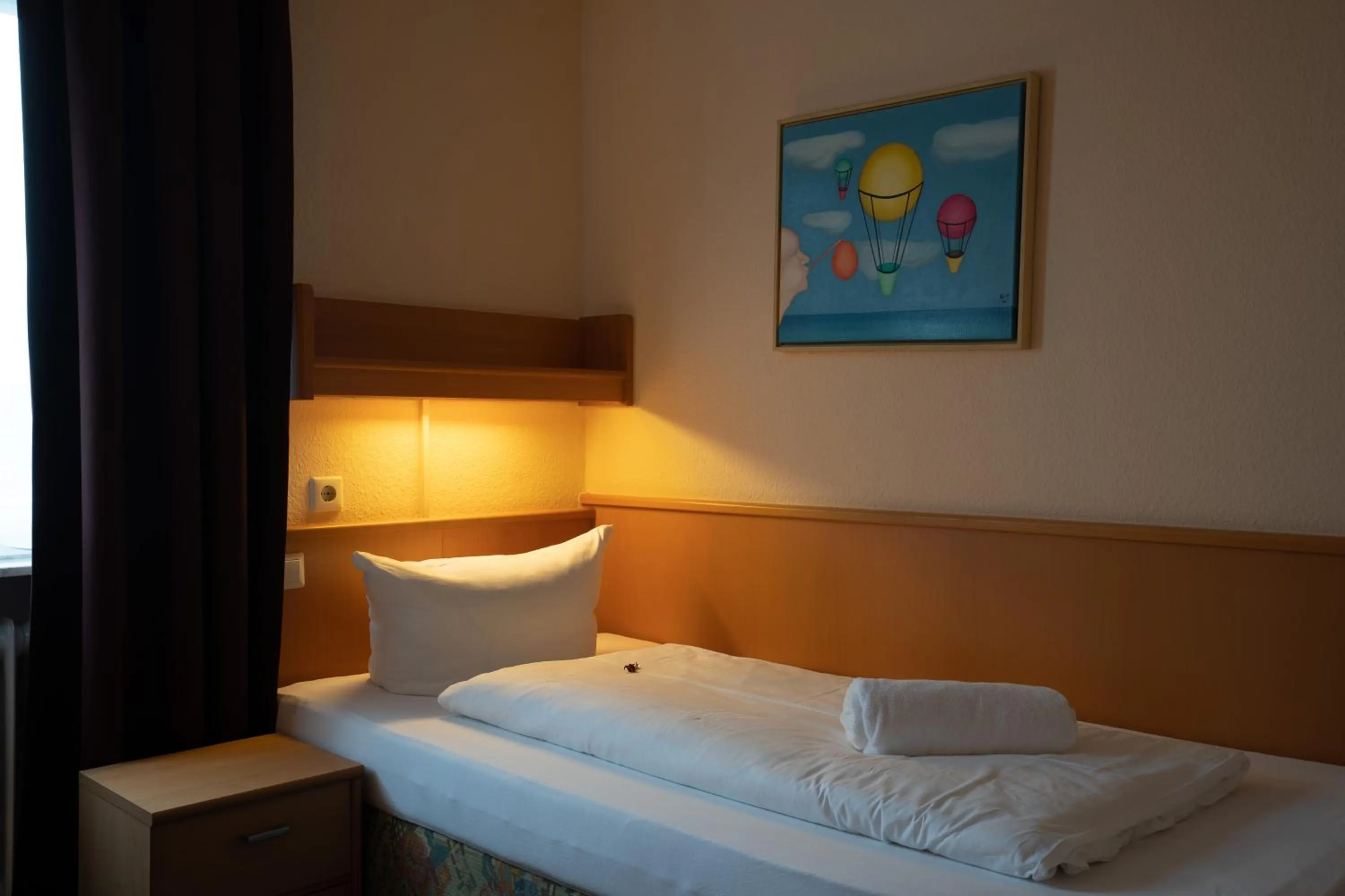 Bed in Hotel Zum Prinzen Sinsheim