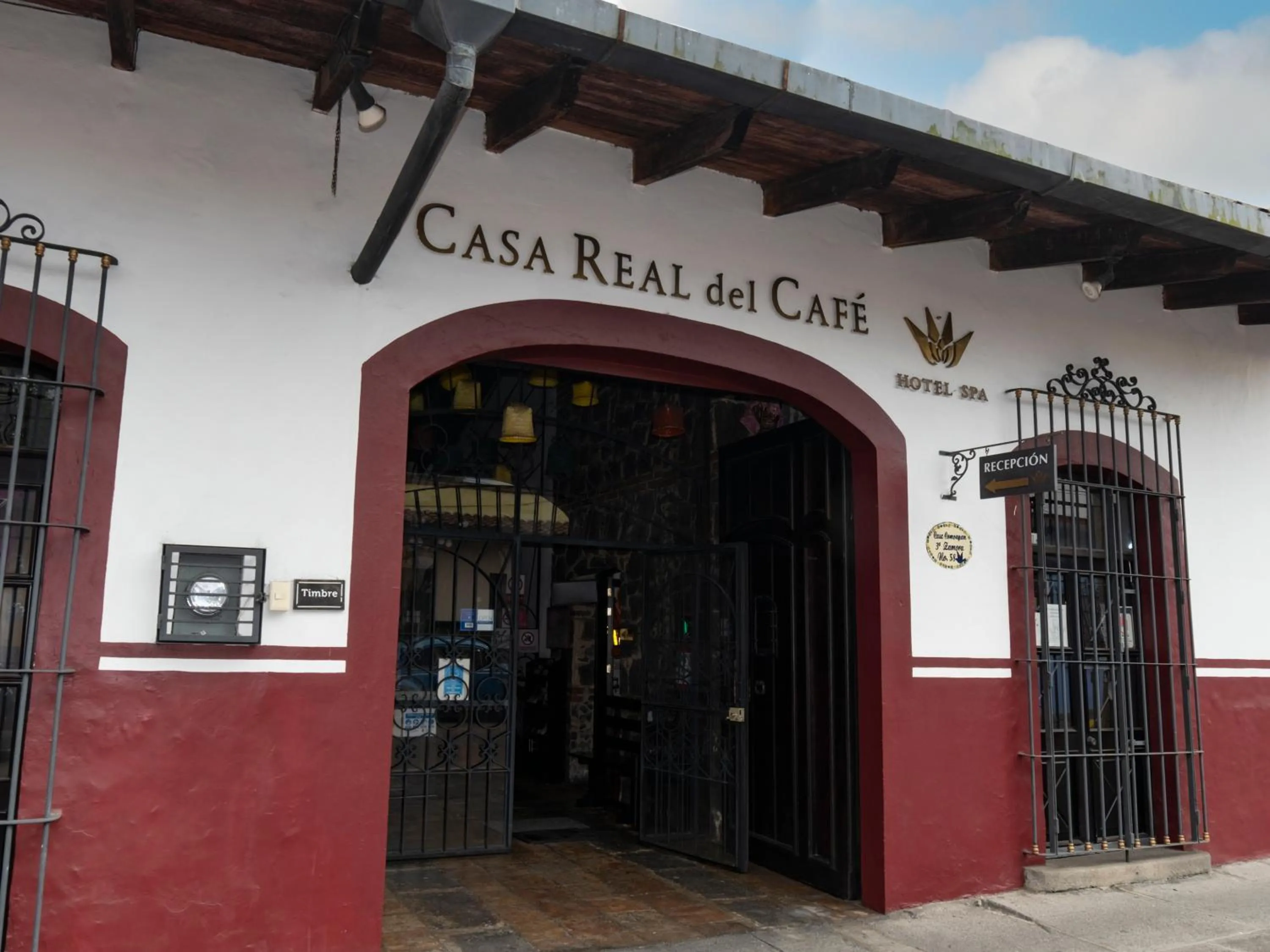 Facade/entrance in Hotel Casa Real Del Café