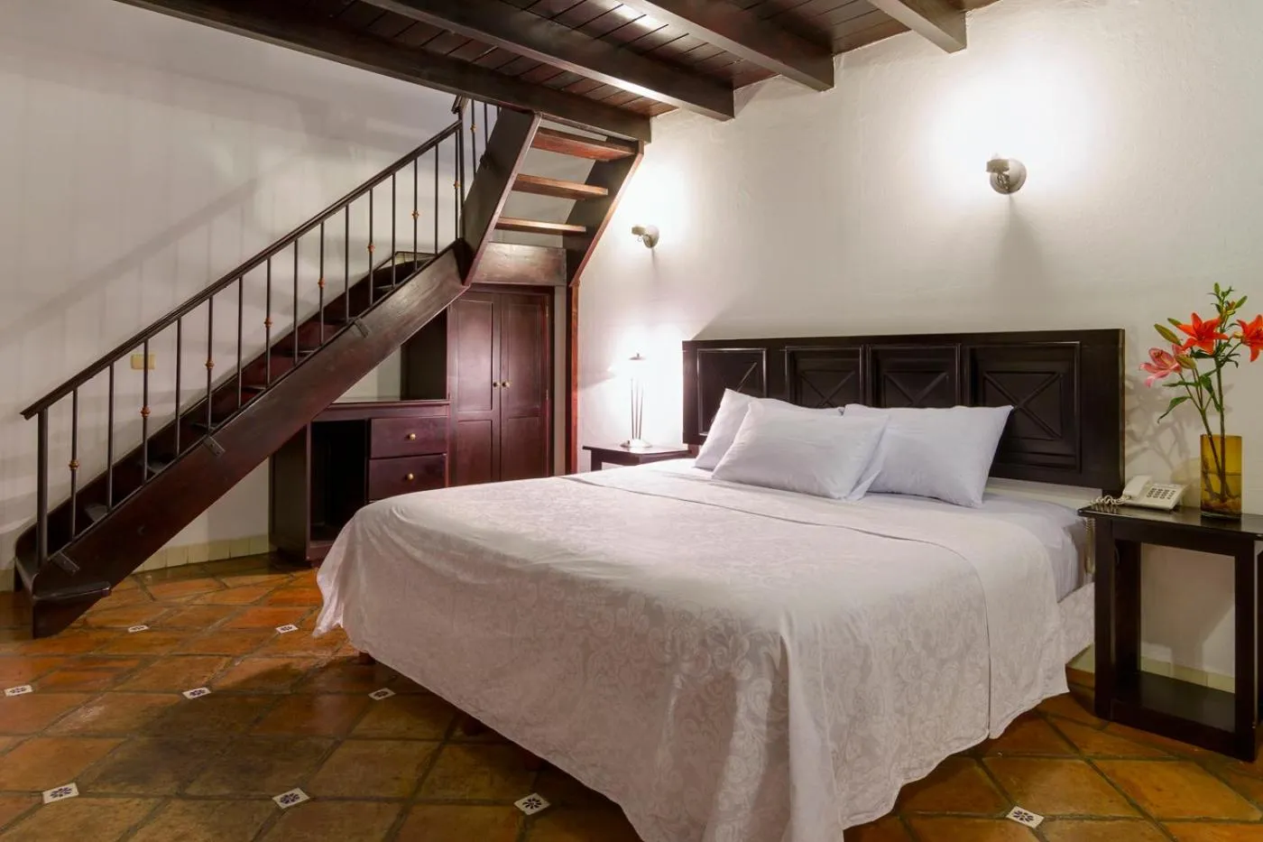 Photo of the whole room, Bed in Hotel Casa Real Del Café