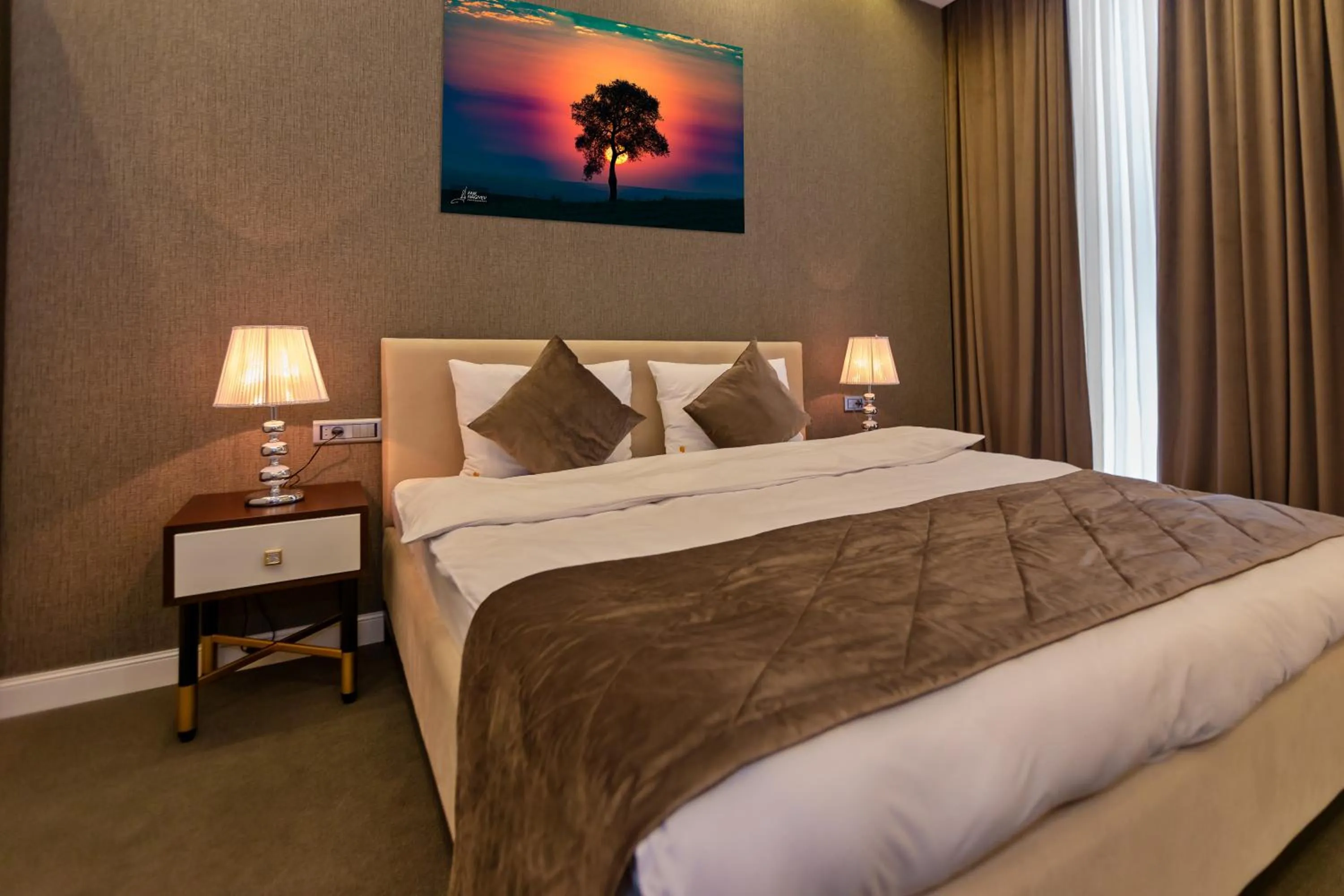 Bedroom in Aksent Hotel