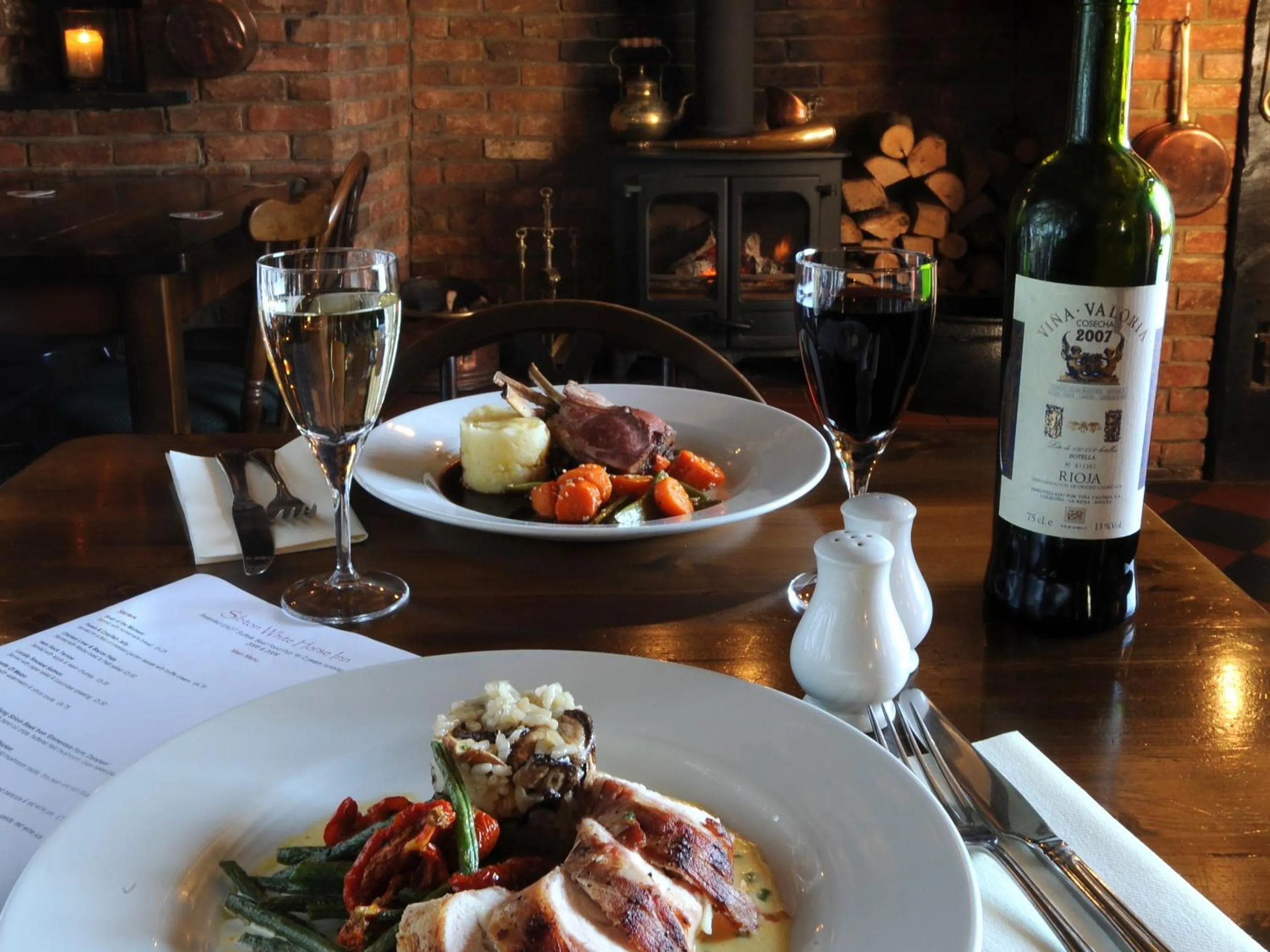 Food in Sibton White Horse Inn