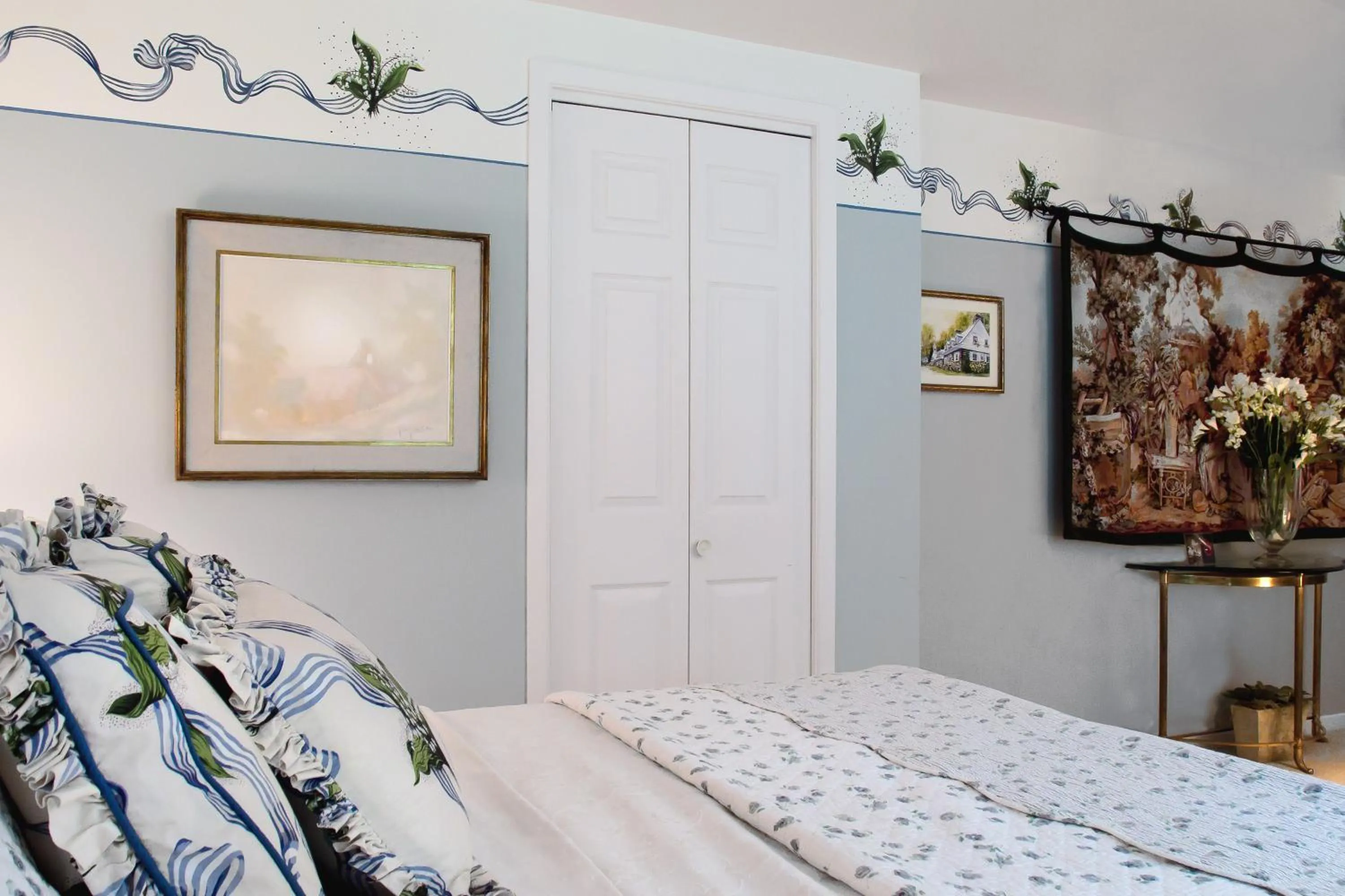 Bedroom, Bed in Le Petit Clocher Gite Touristique B & B