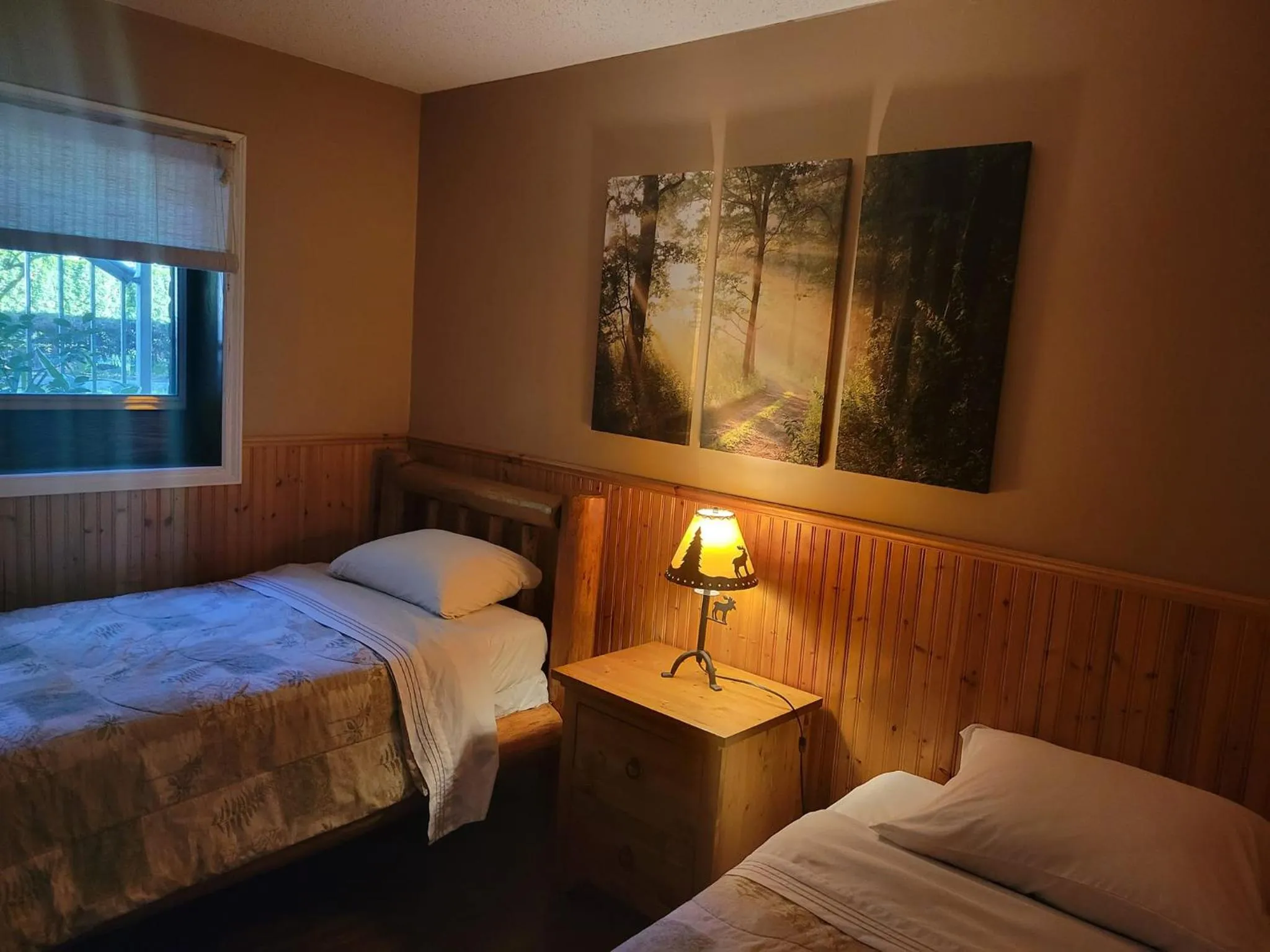 Bed in Riverbend Guest House