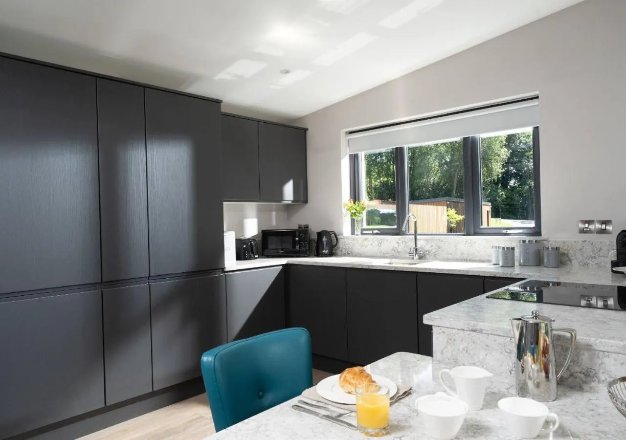 Kitchen or kitchenette in Killyhevlin Lakeside Hotel & Lodges