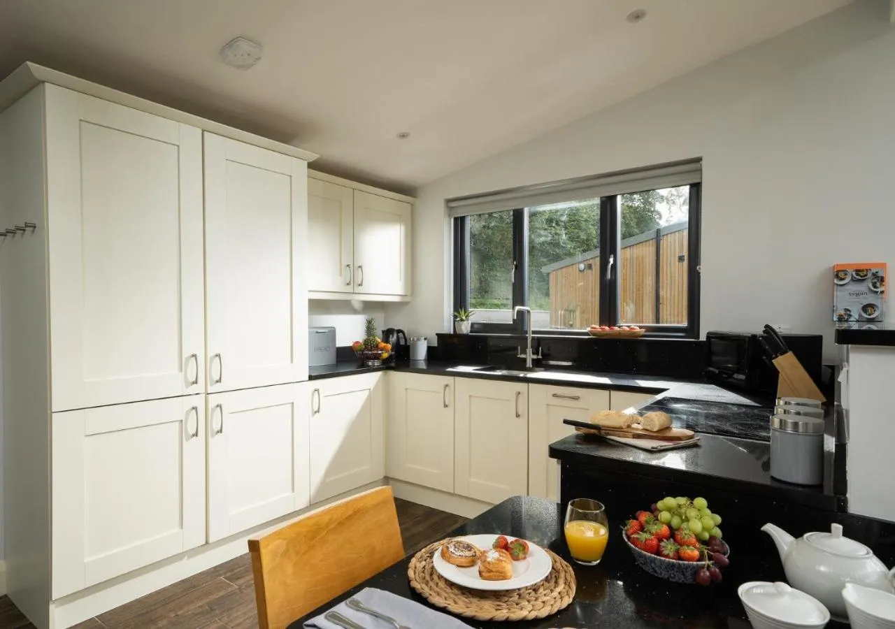 kitchen in Killyhevlin Lakeside Hotel & Lodges