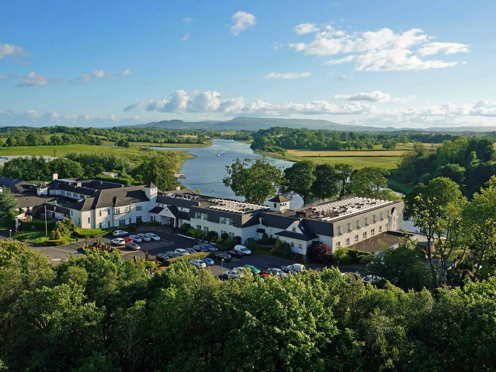 Bird's eye view in Killyhevlin Lakeside Hotel & Lodges